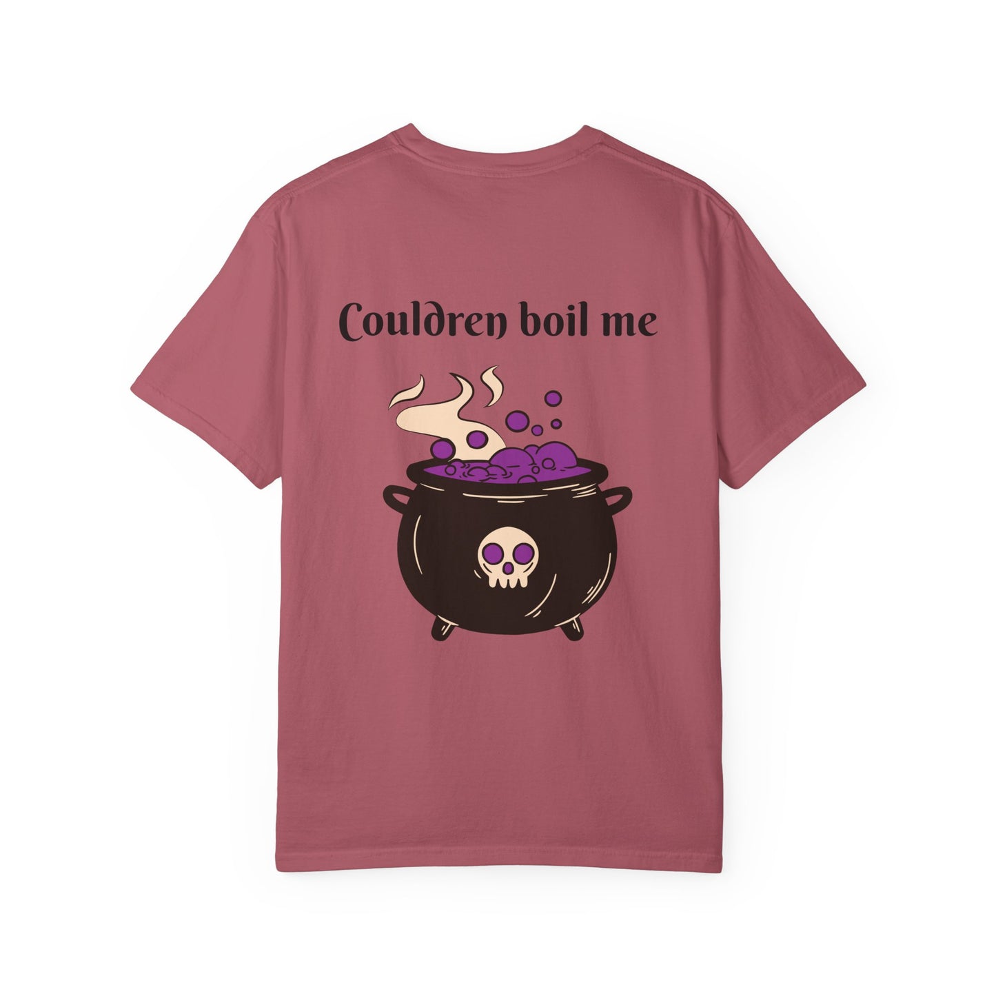 Cauldron Boil Me Halloween Unisex Garment-Dyed T-shirt