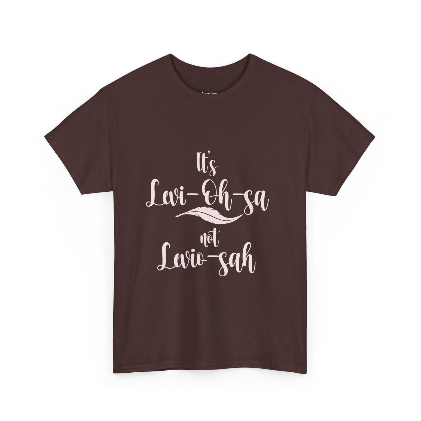 Unisex Heavy Cotton Tee - 'It's Lavi-Oh-sa Not Lario-sah'