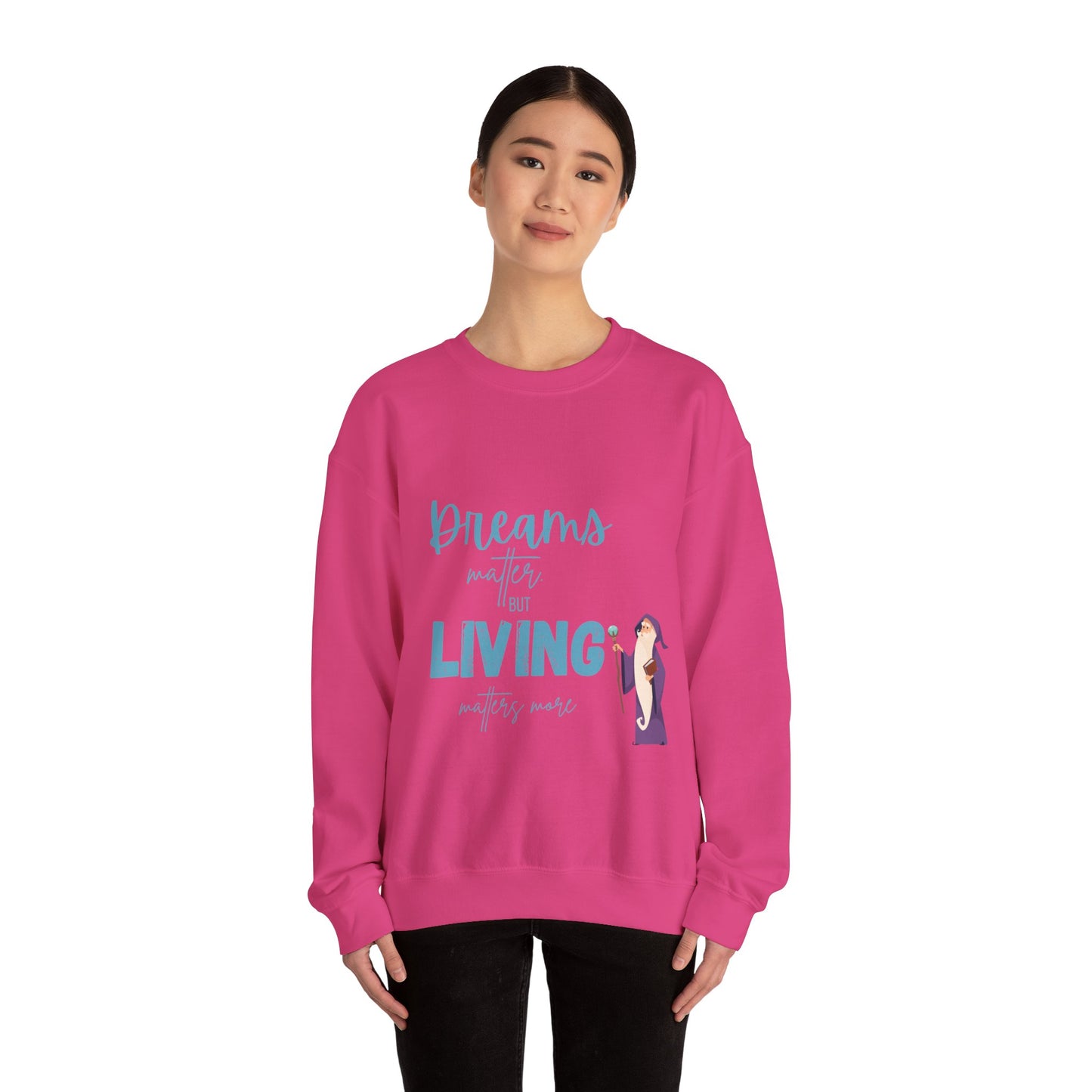 Living Matters Crewneck Sweatshirt - Harry Potter | Dumblebore Quotes