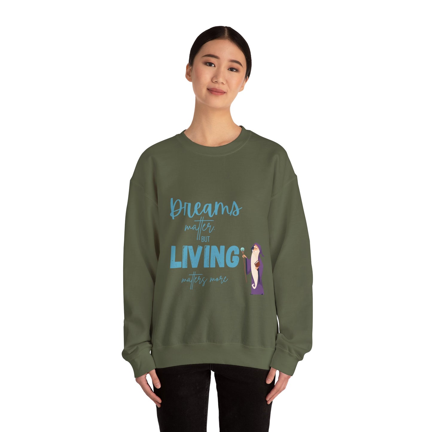 Living Matters Crewneck Sweatshirt - Harry Potter | Dumblebore Quotes