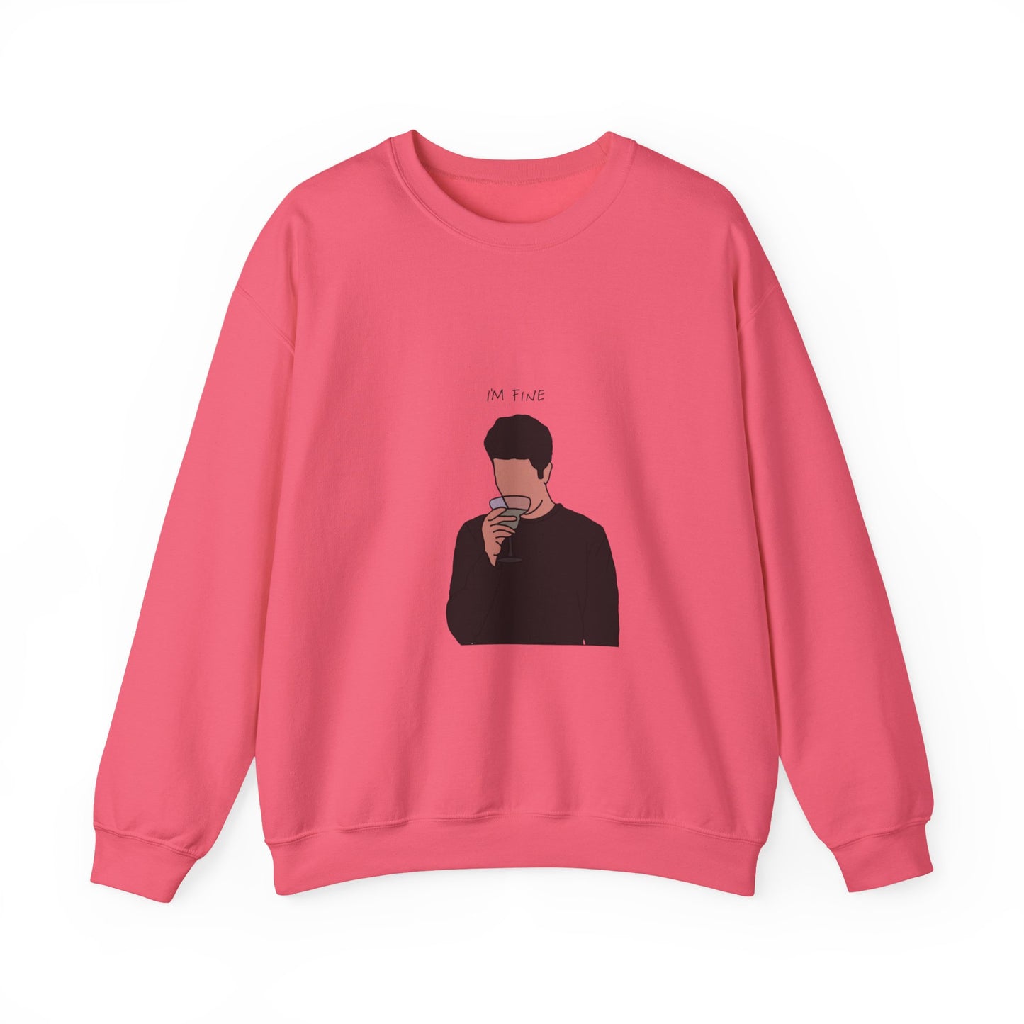 Ross ‘I'm fine’ Unisex Heavy Blend™ Crewneck Sweatshirt