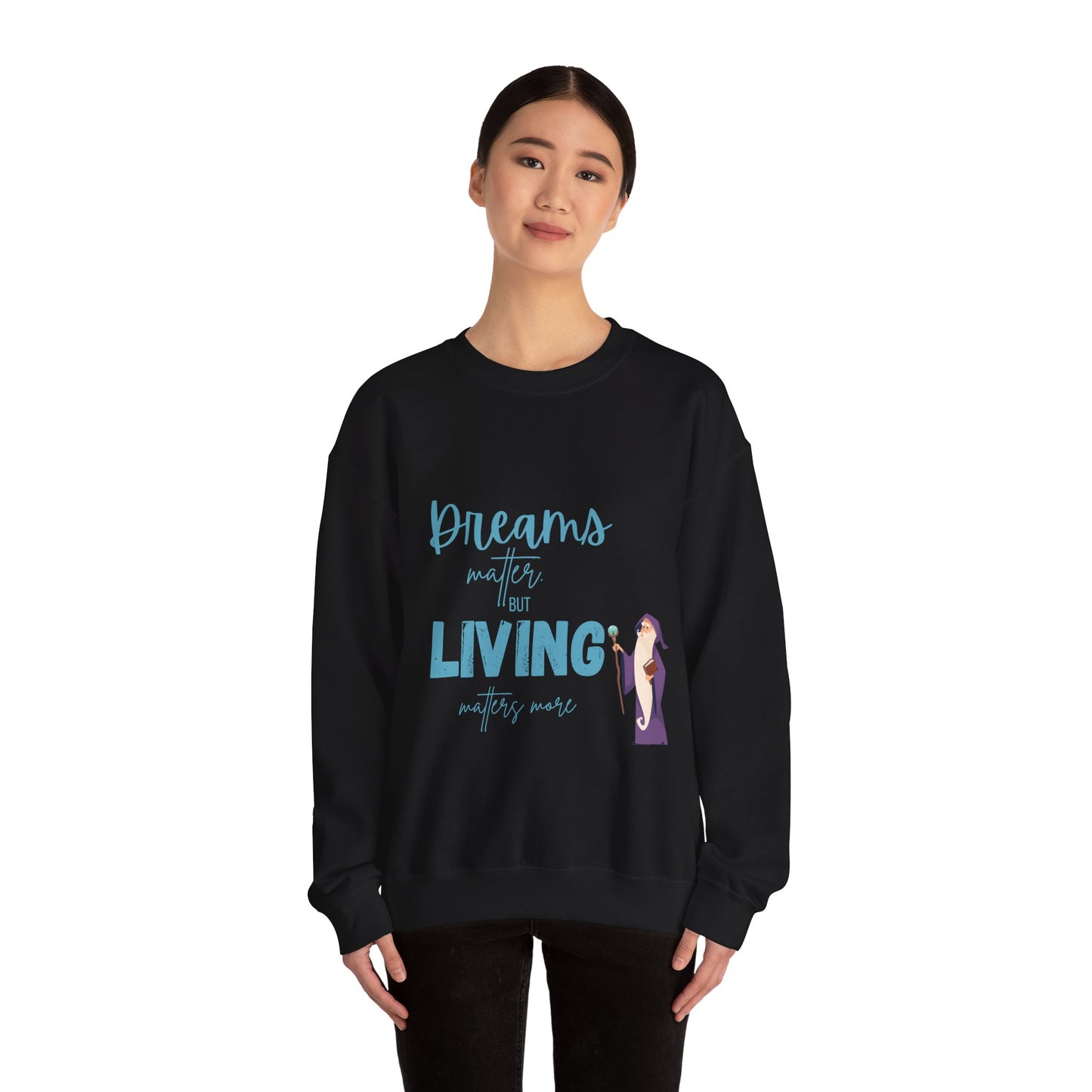 Living Matters Crewneck Sweatshirt - Harry Potter | Dumblebore Quotes