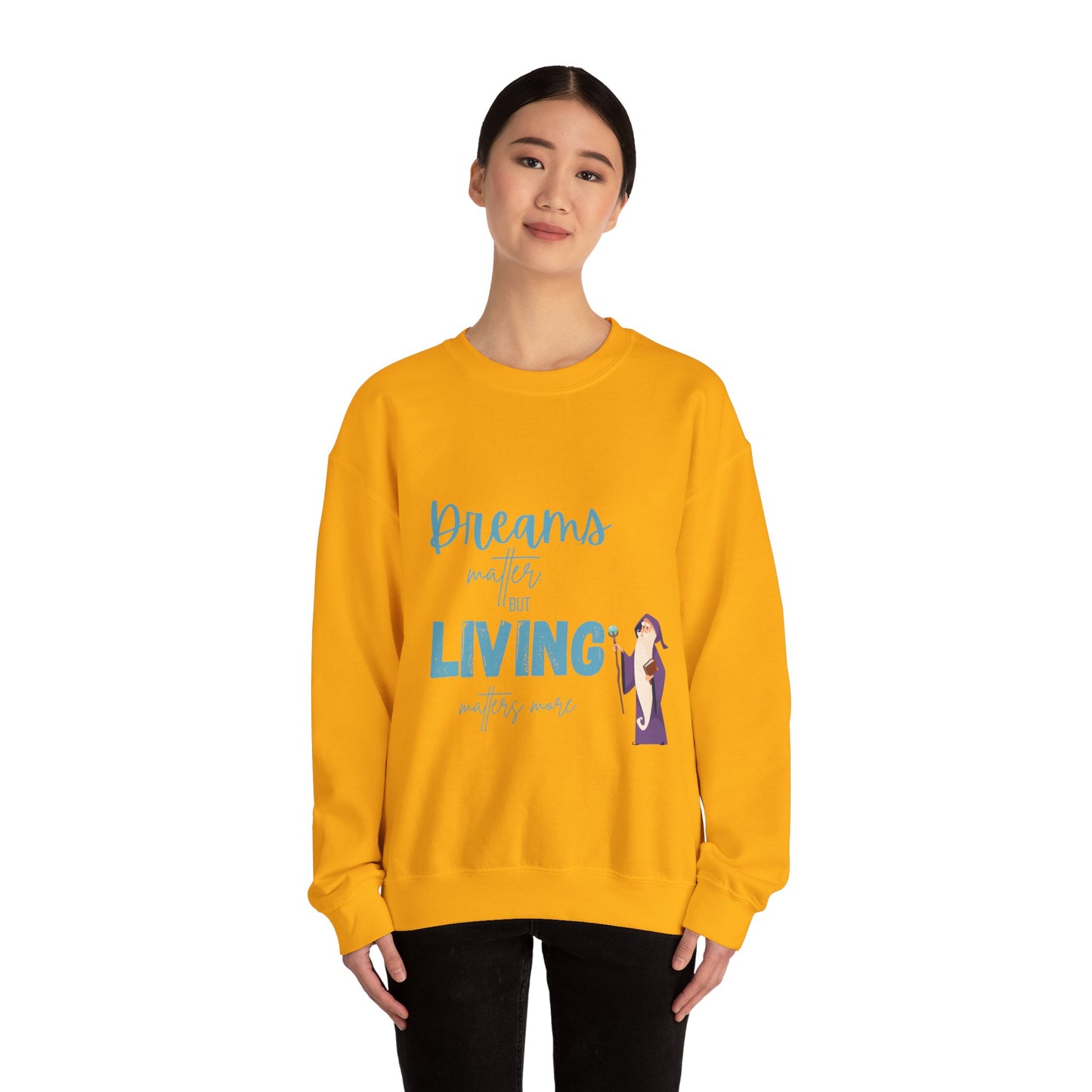 Living Matters Crewneck Sweatshirt - Harry Potter | Dumblebore Quotes