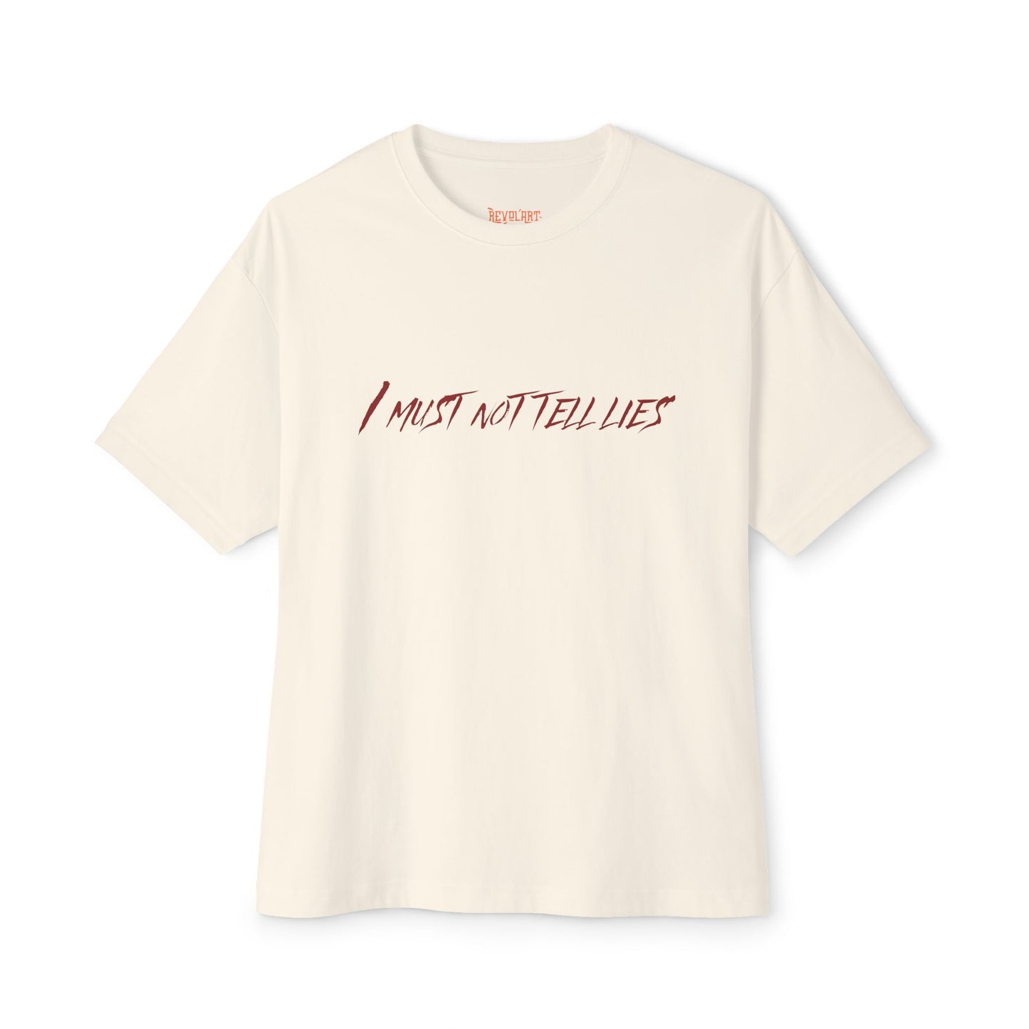 Unisex Boxy Tee - 'I Must Not Tell Lies', Trendy Graphic Tee, Casual Wear | Harry Potter Fans