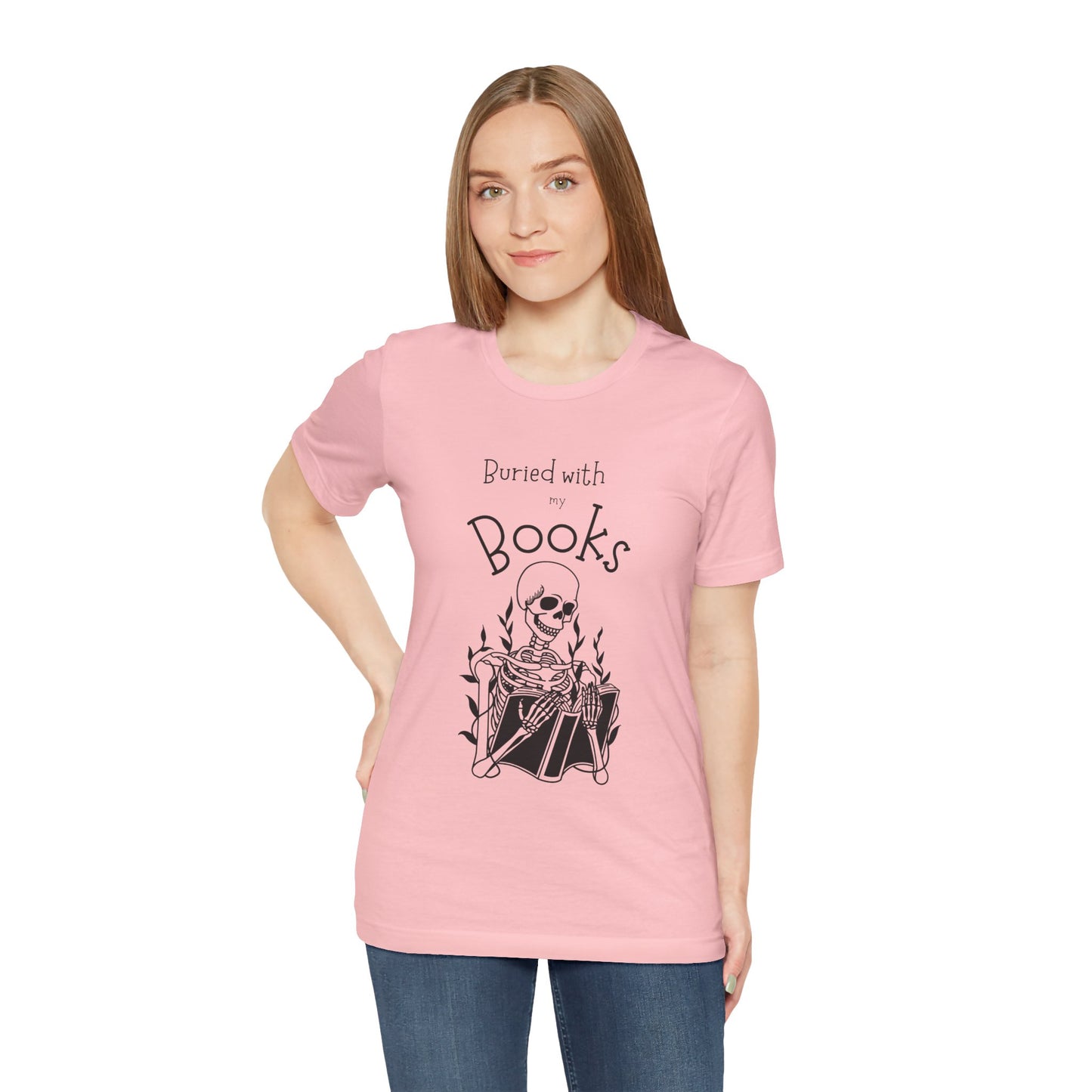 Buried with Books Unisex Jersey Short Sleeve Tee