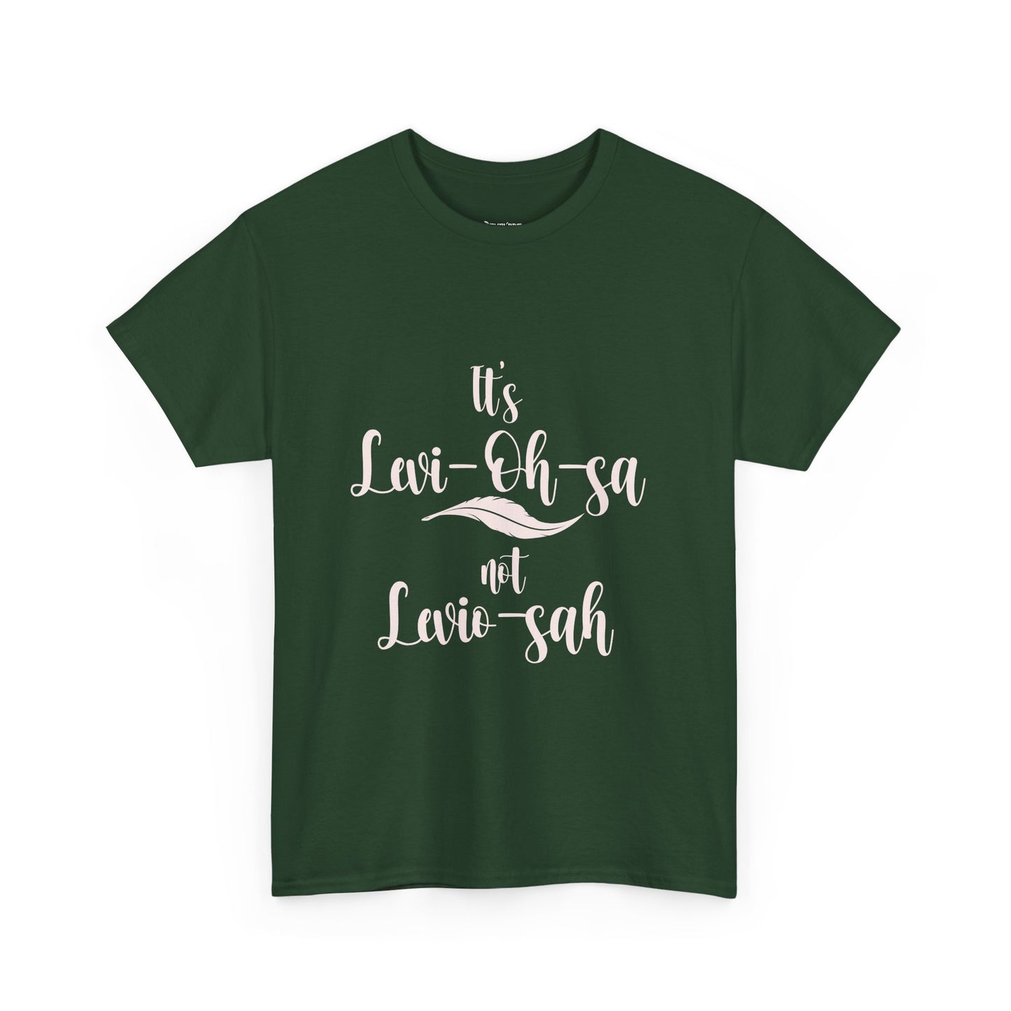 Unisex Heavy Cotton Tee - 'It's Lavi-Oh-sa Not Lario-sah'