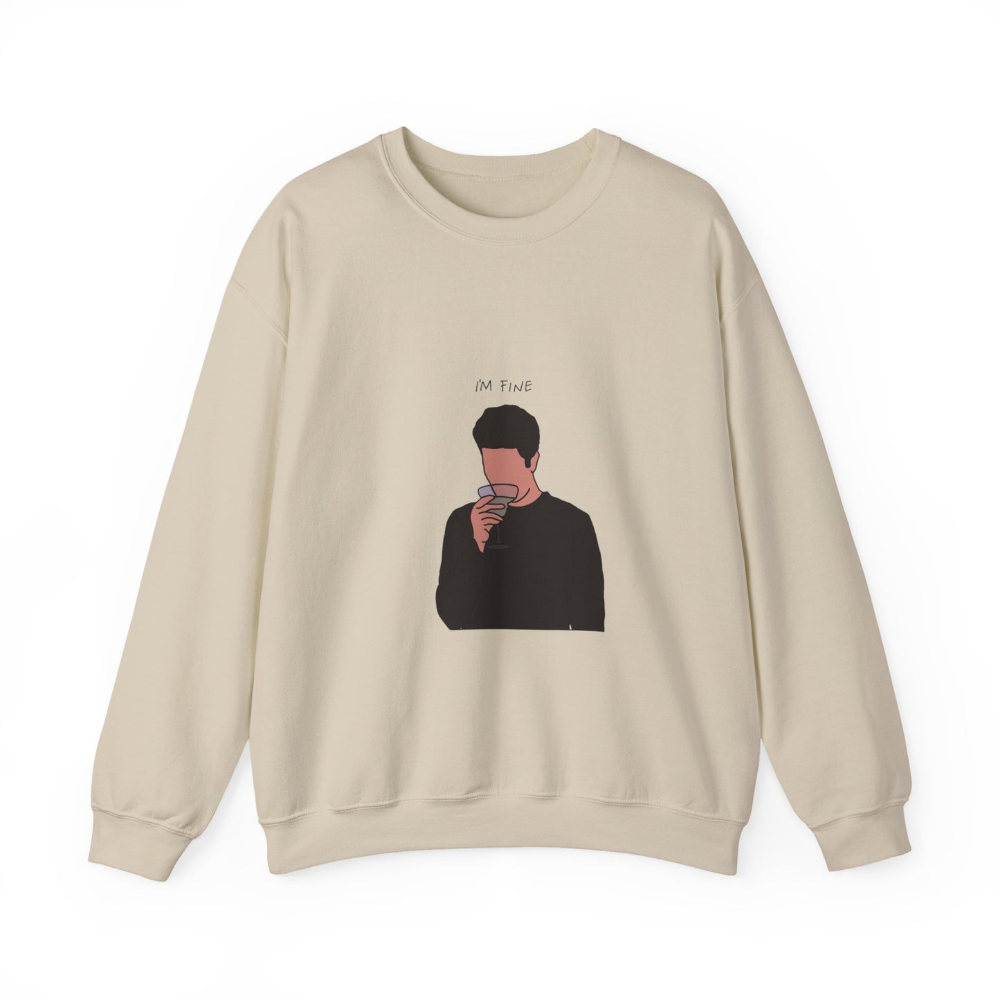 Ross ‘I'm fine’ Unisex Heavy Blend™ Crewneck Sweatshirt