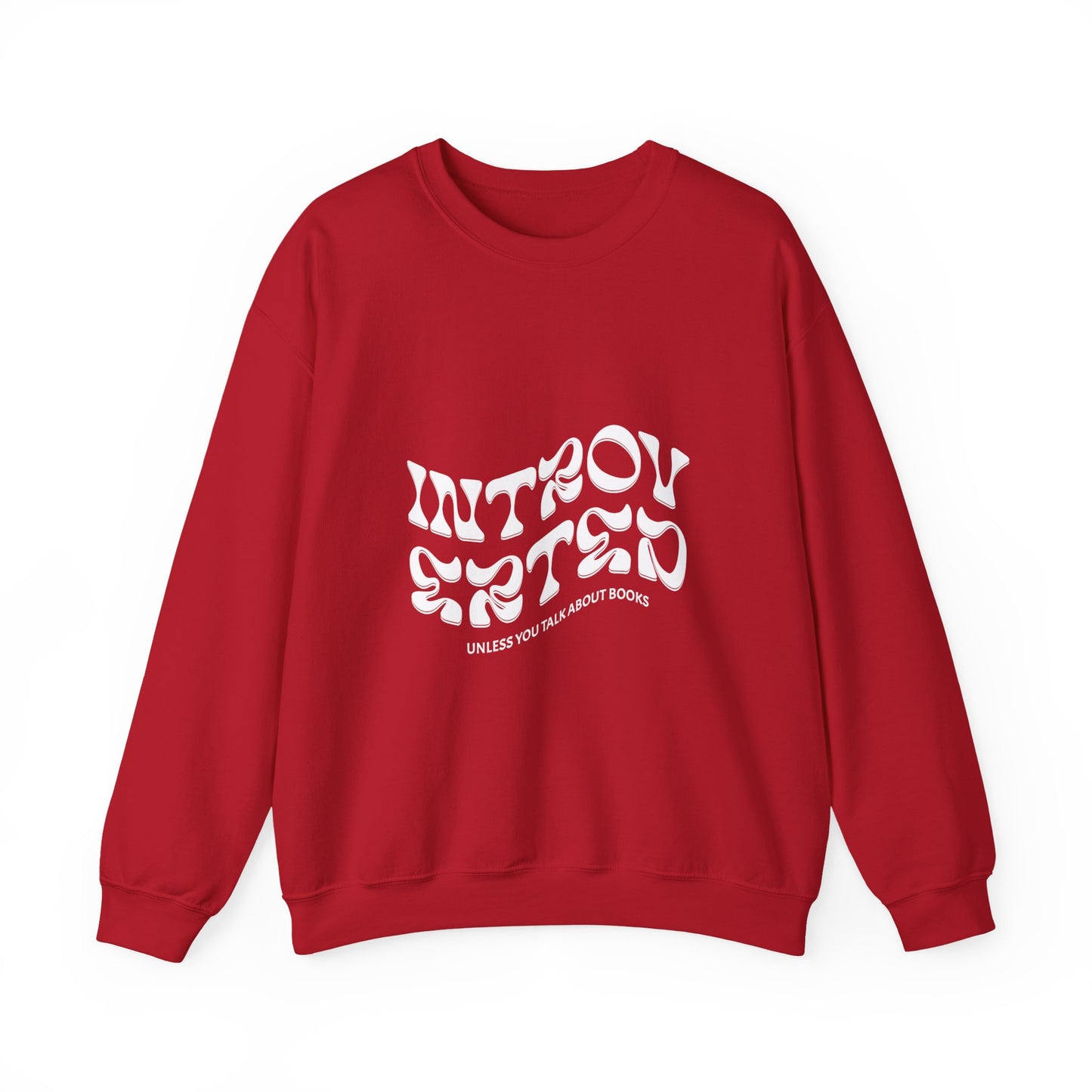 Introverted Book Lovers Sweatshirt - Unisex Heavy Blend™ Crewneck