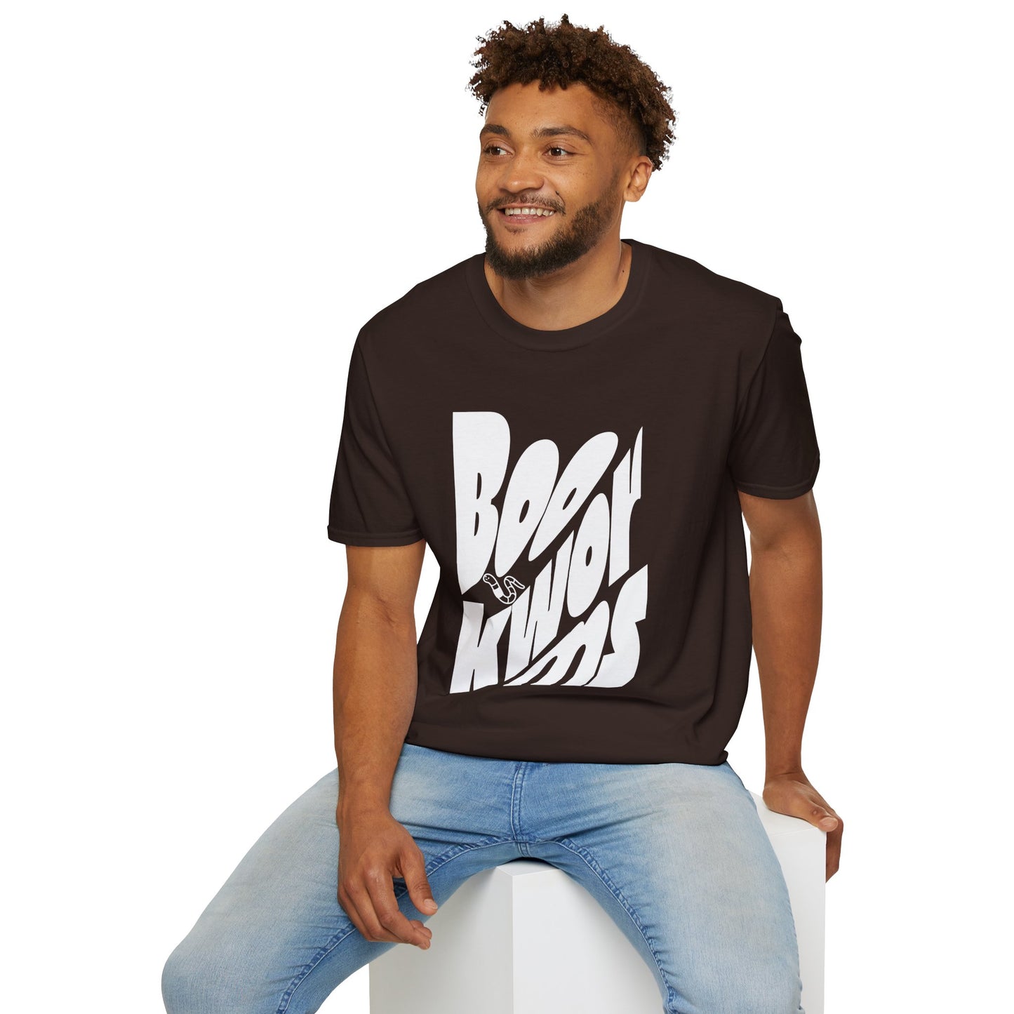 Graphic Unisex Softstyle T-Shirt - 'Bookworms' Design for Casual Comfort