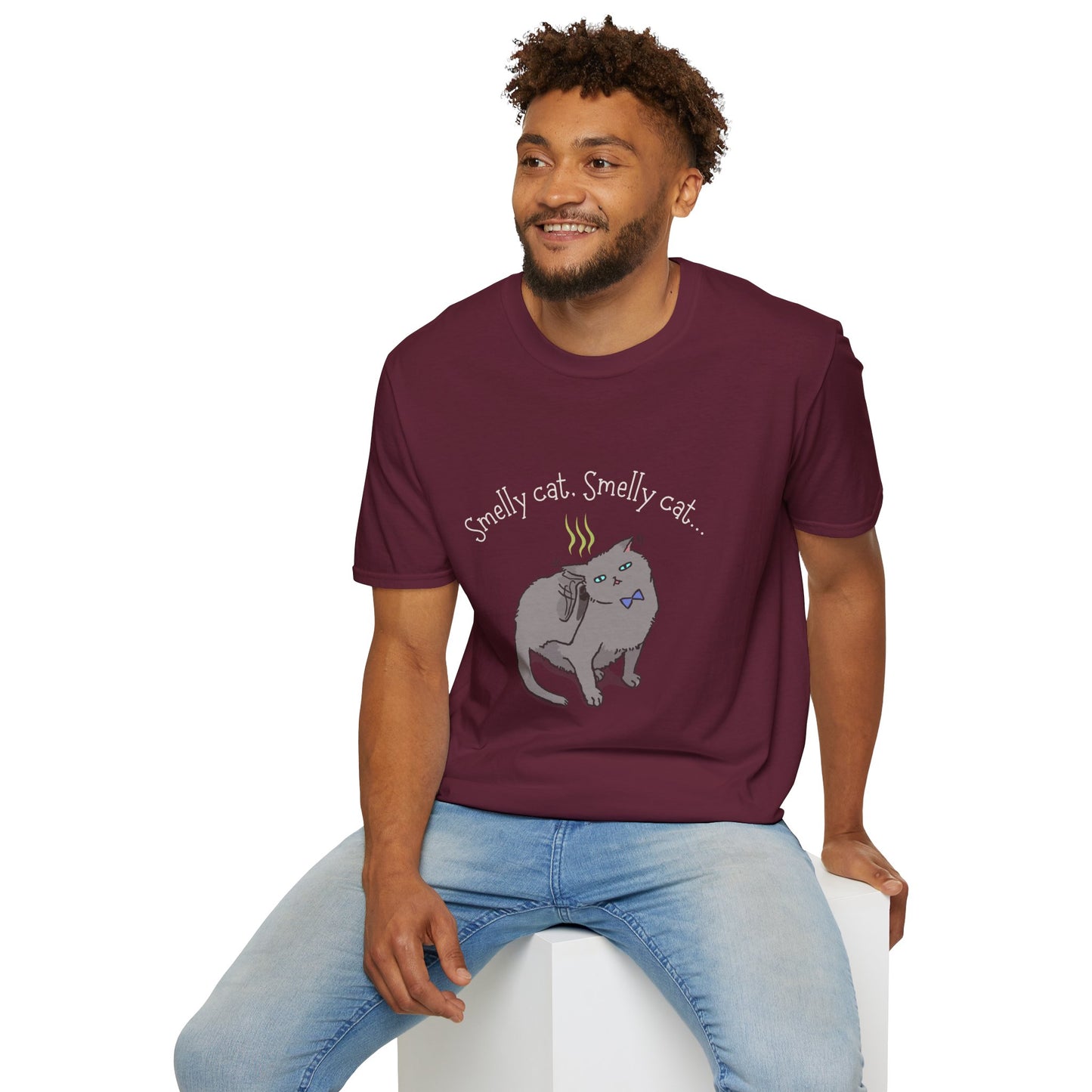 “Smelly Cat” Unisex Graphic Tee – Friends TV Show Inspired | Phoebe Buffay Tribute