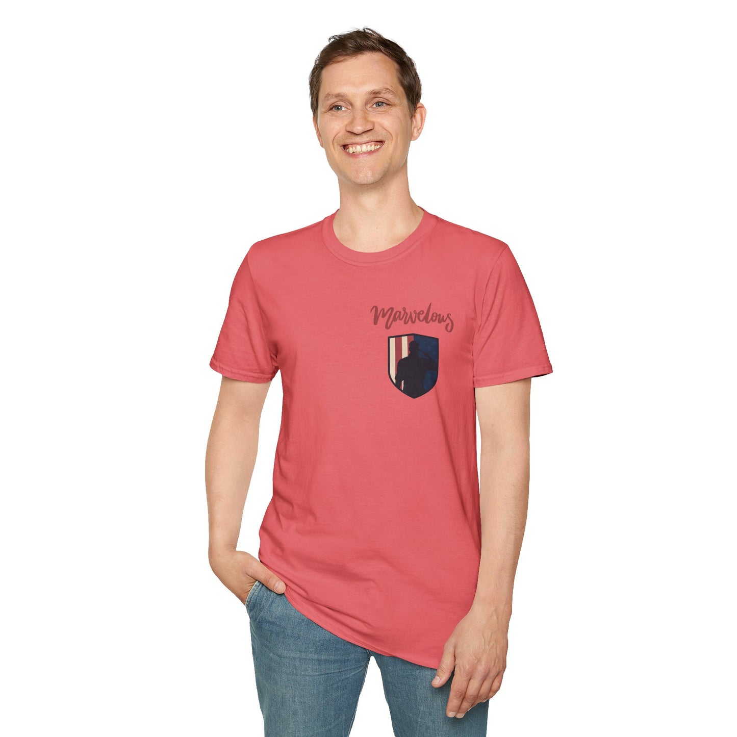 Marvelous Unisex Softstyle T-Shirt - Motivational Graphic Tee for Everyday Inspiration
