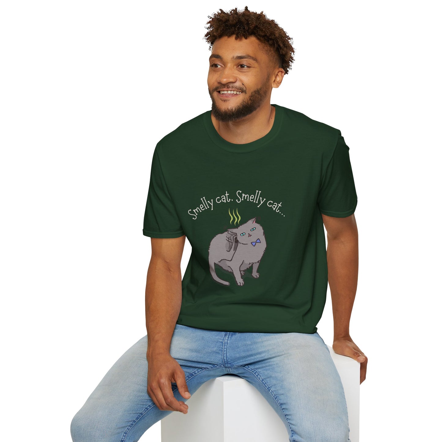 “Smelly Cat” Unisex Graphic Tee – Friends TV Show Inspired | Phoebe Buffay Tribute
