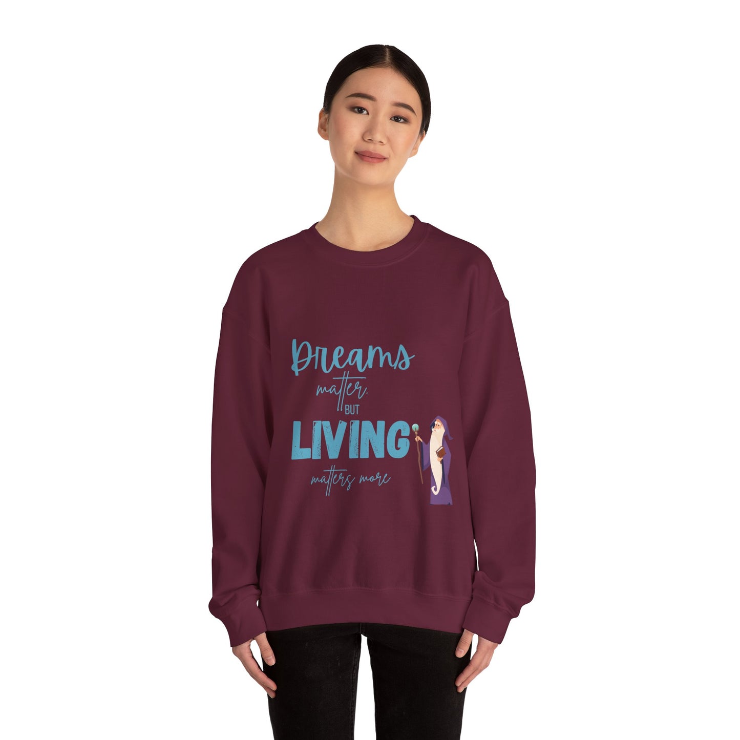Living Matters Crewneck Sweatshirt - Harry Potter | Dumblebore Quotes