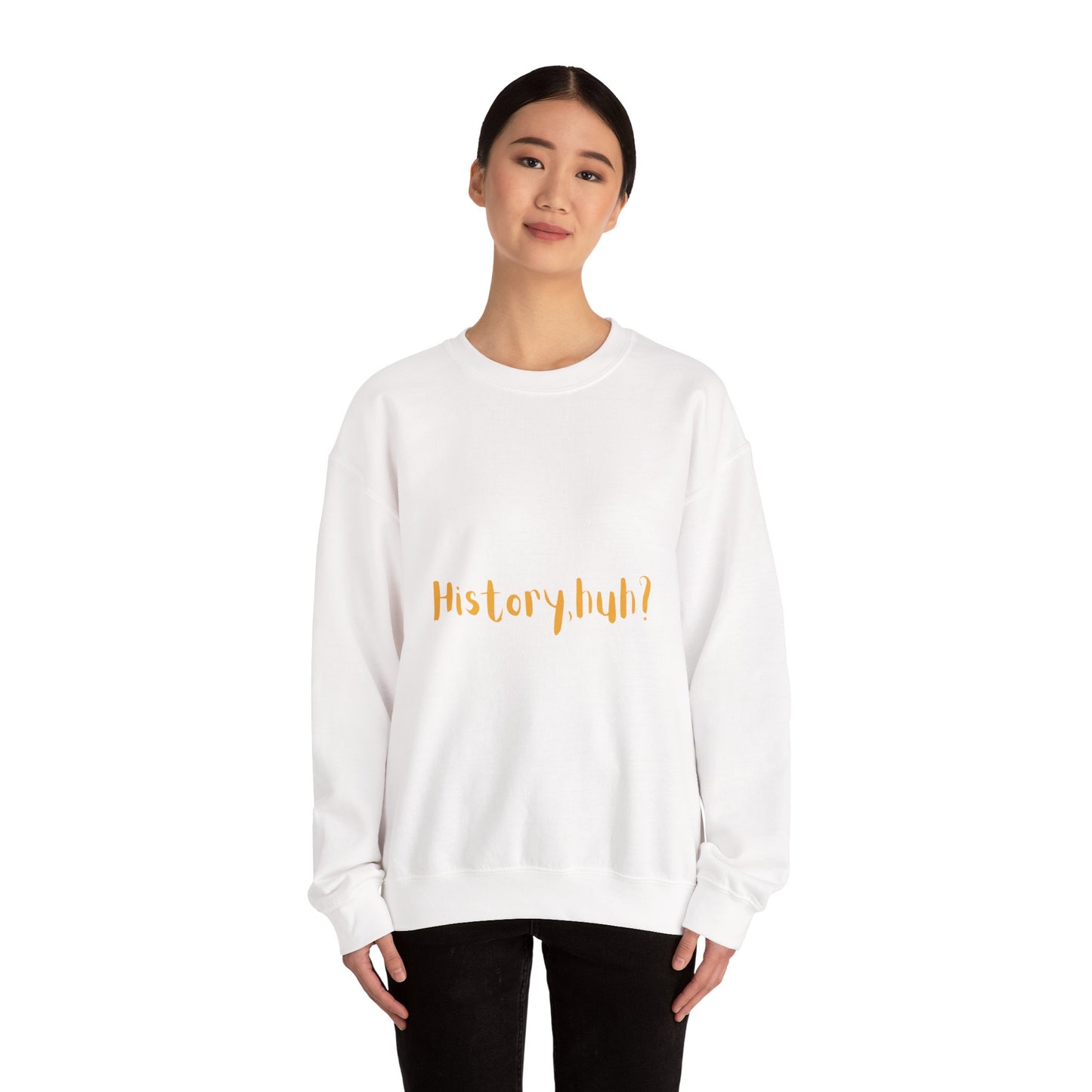 History Huh? Unisex Heavy Blend™ Crewneck Sweatshirt - Cozy Casual Wear