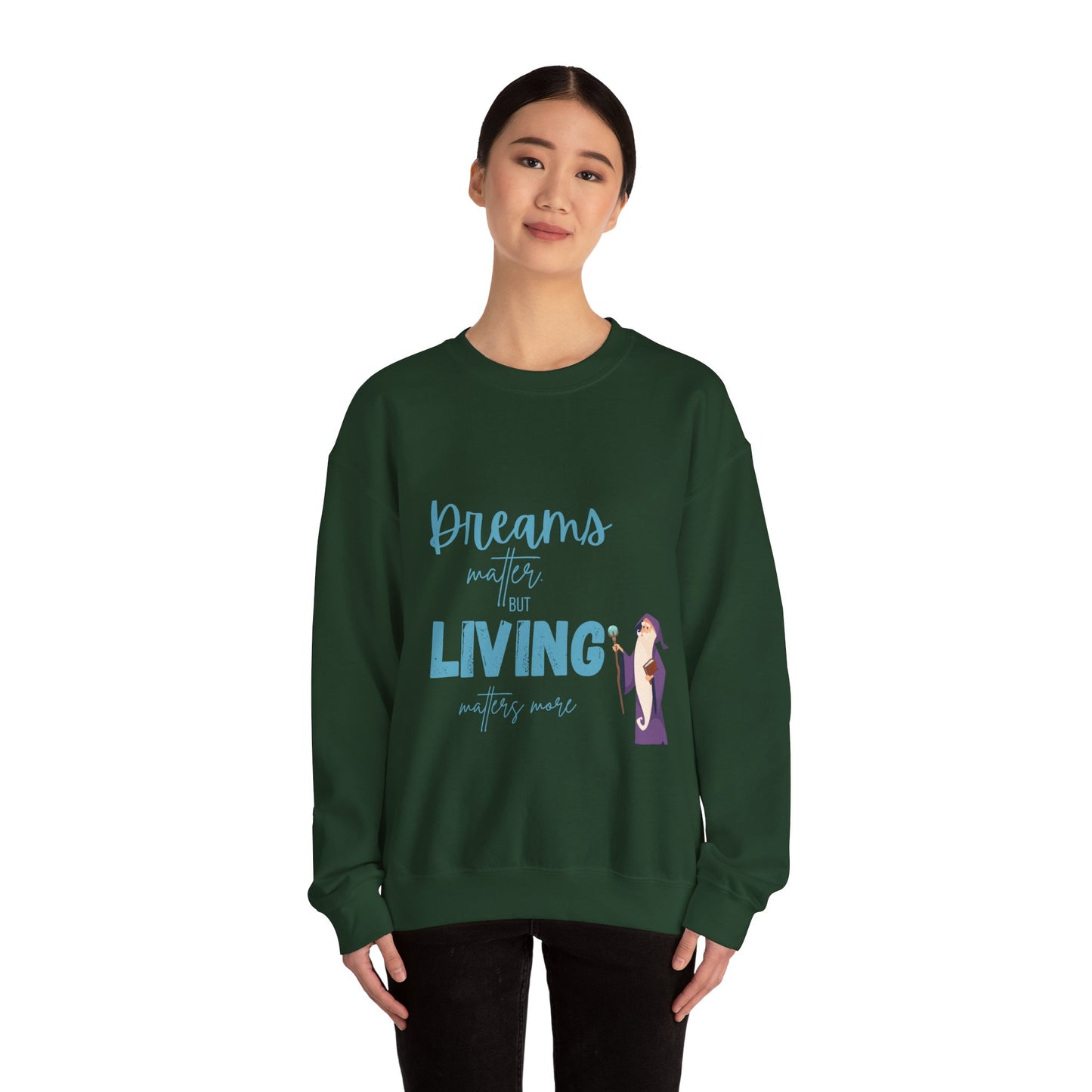 Living Matters Crewneck Sweatshirt - Harry Potter | Dumblebore Quotes