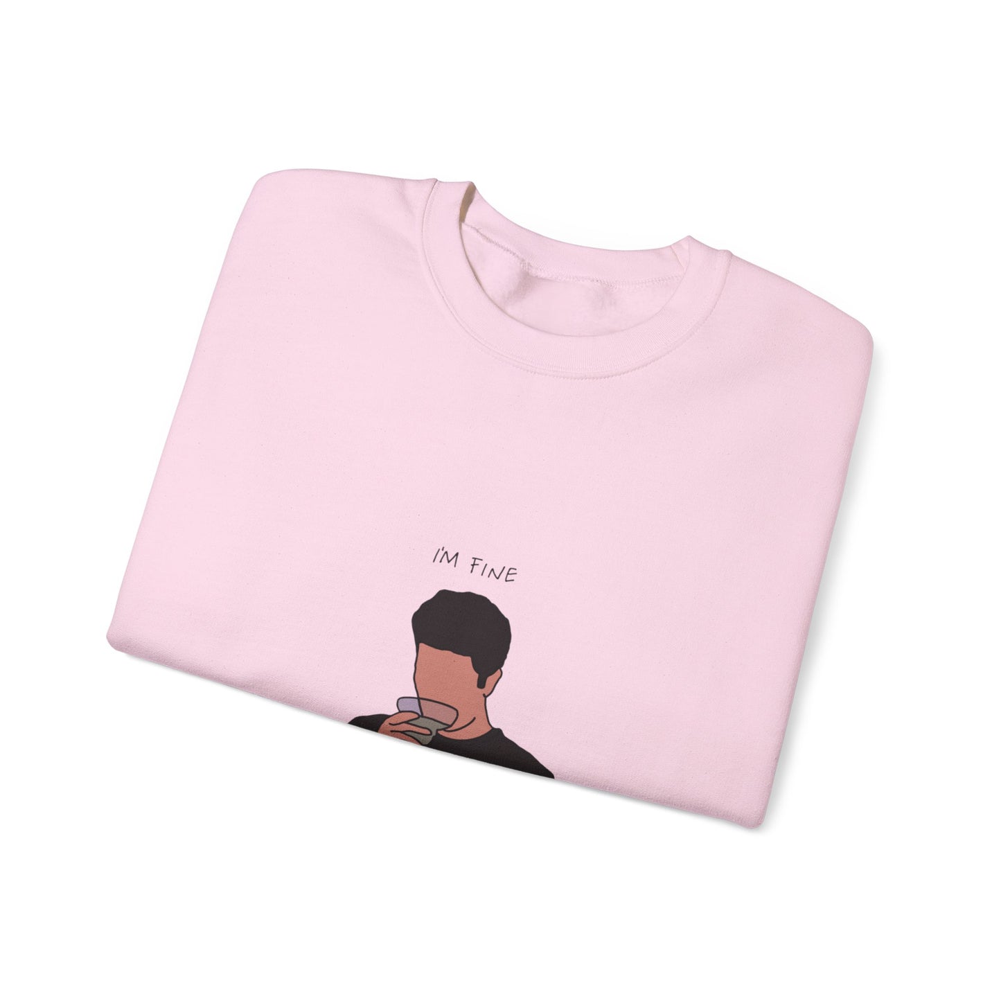Ross ‘I'm fine’ Unisex Heavy Blend™ Crewneck Sweatshirt