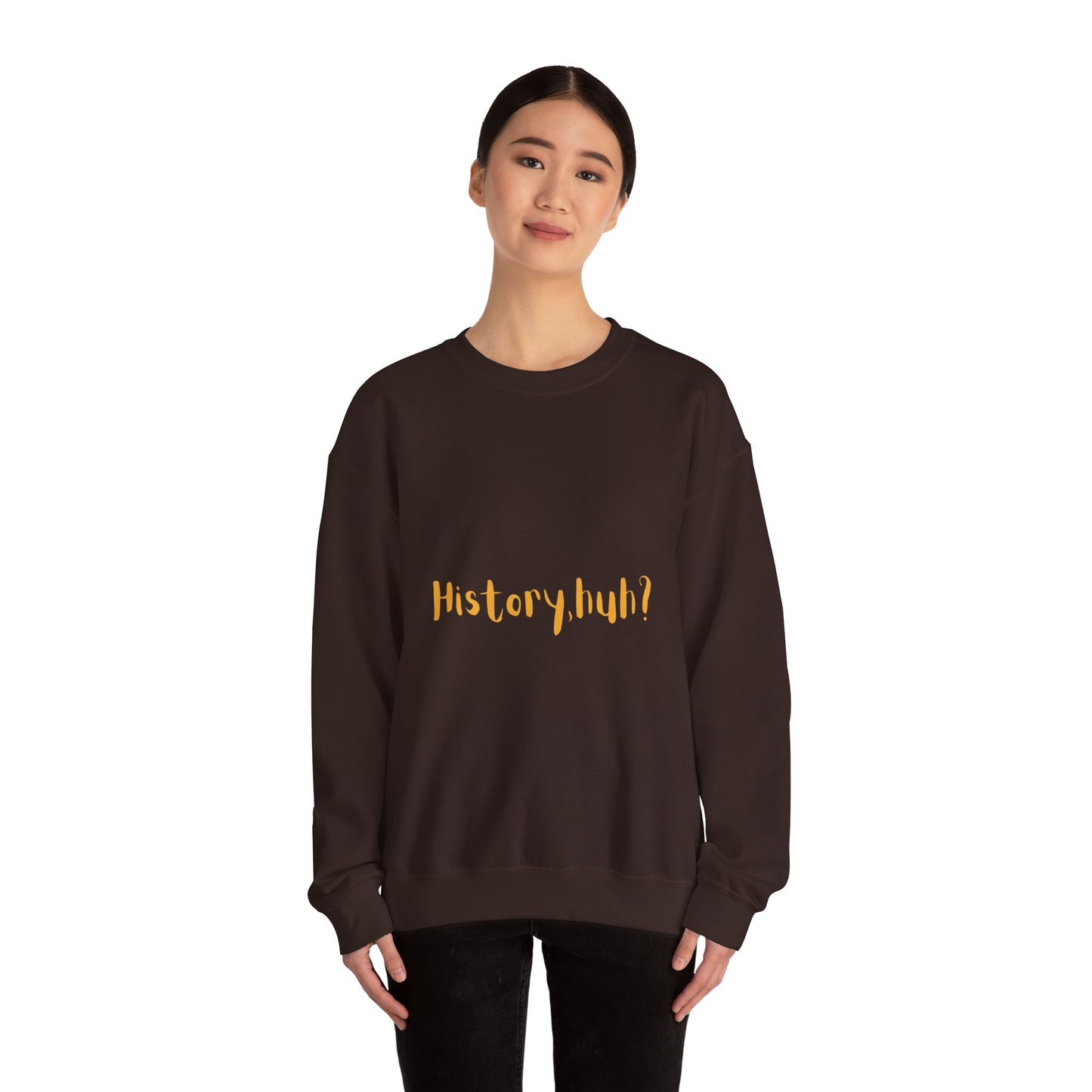 History Huh? Unisex Heavy Blend™ Crewneck Sweatshirt - Cozy Casual Wear