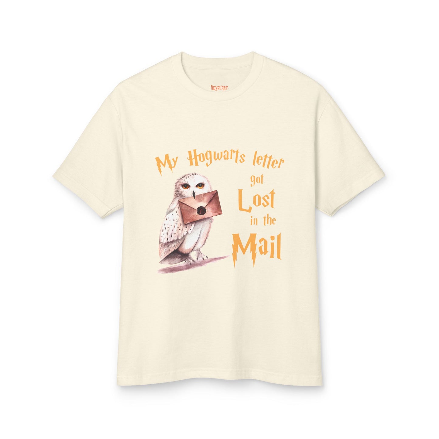 Magical Hogwarts Lost Mail Tee - Unisex Heavyweight Cotton T-Shirt