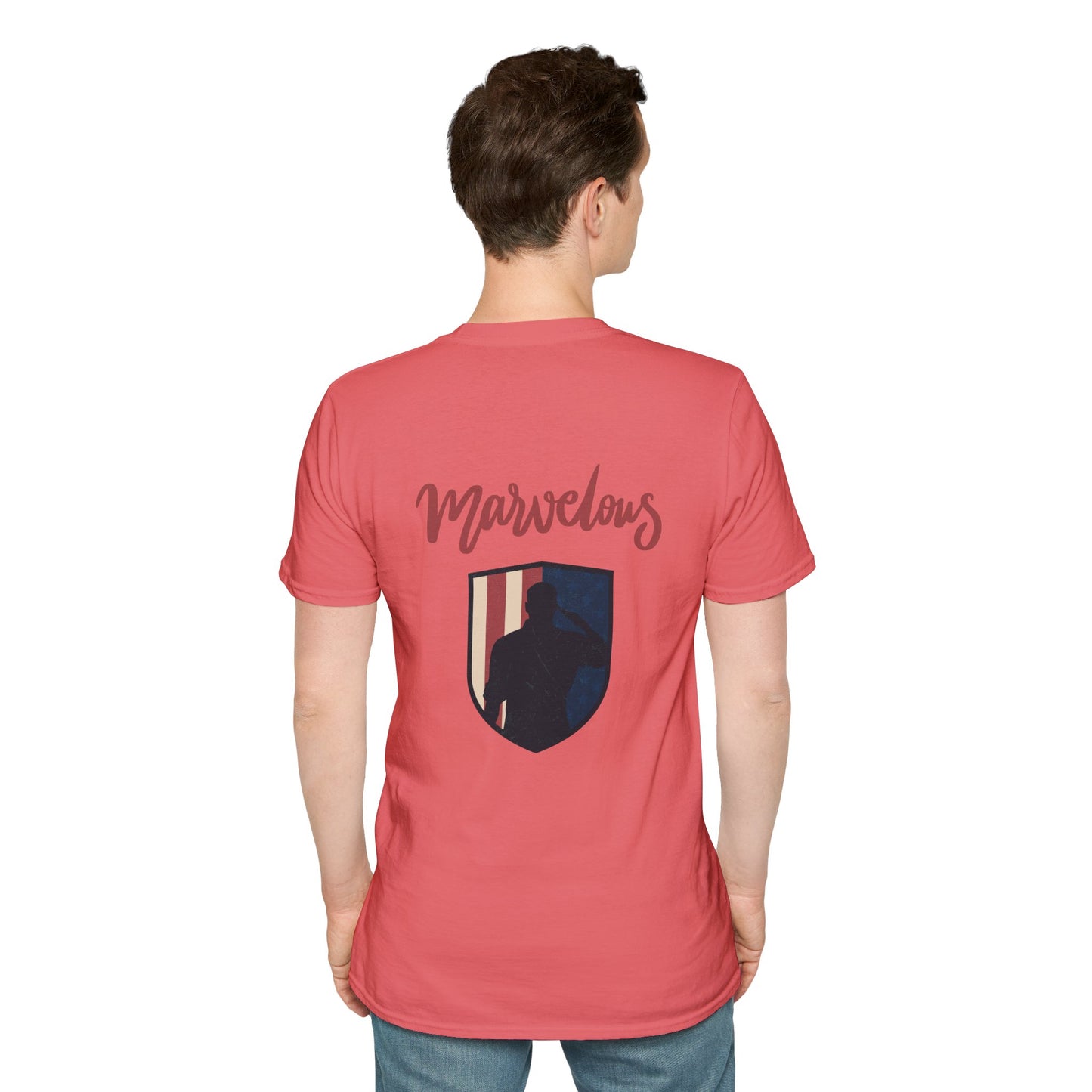 Marvelous Unisex Softstyle T-Shirt - Motivational Graphic Tee for Everyday Inspiration