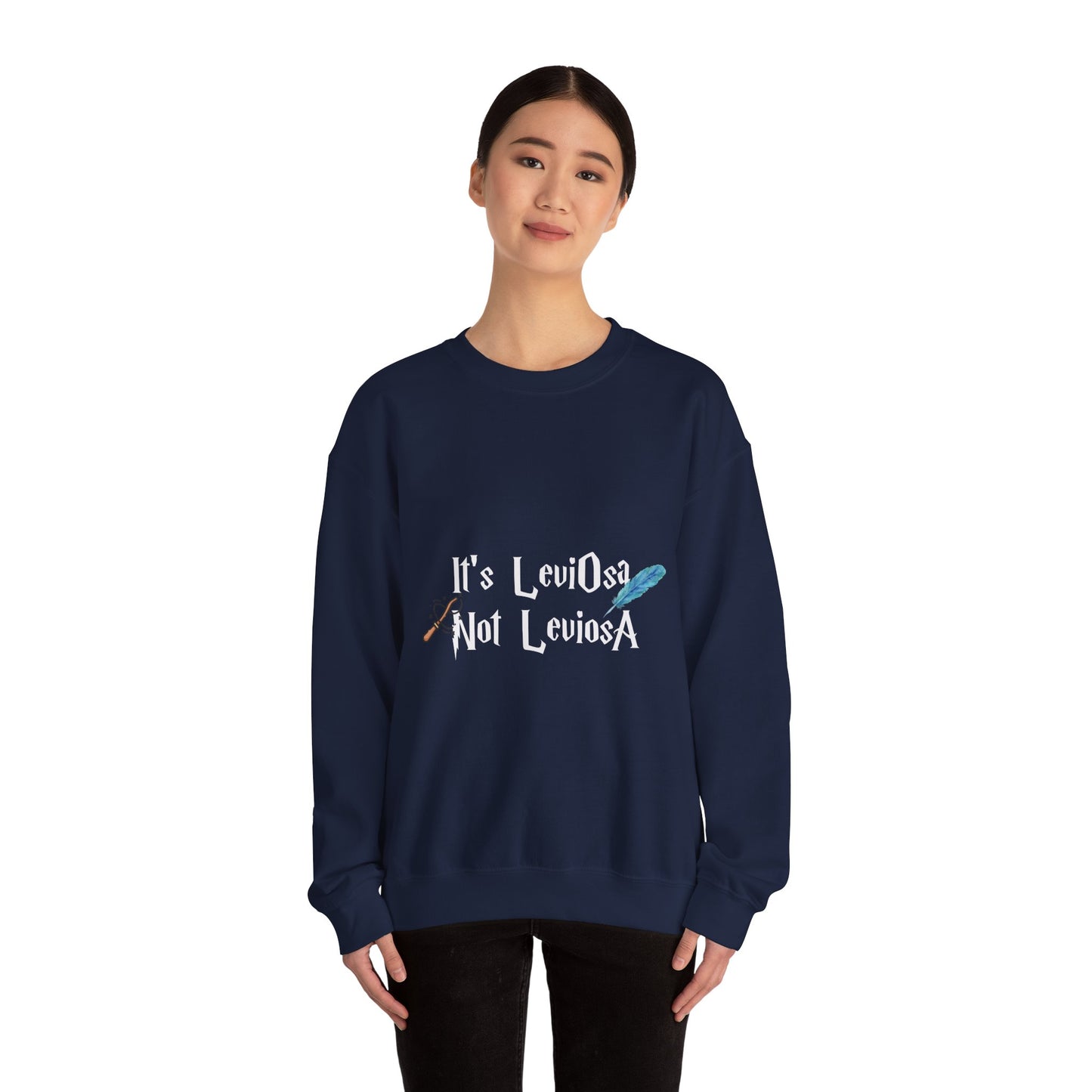 It's LeviOsa Not LeviOsA Crewneck Sweatshirt | Wizard Sweatshirt for Potter Fans