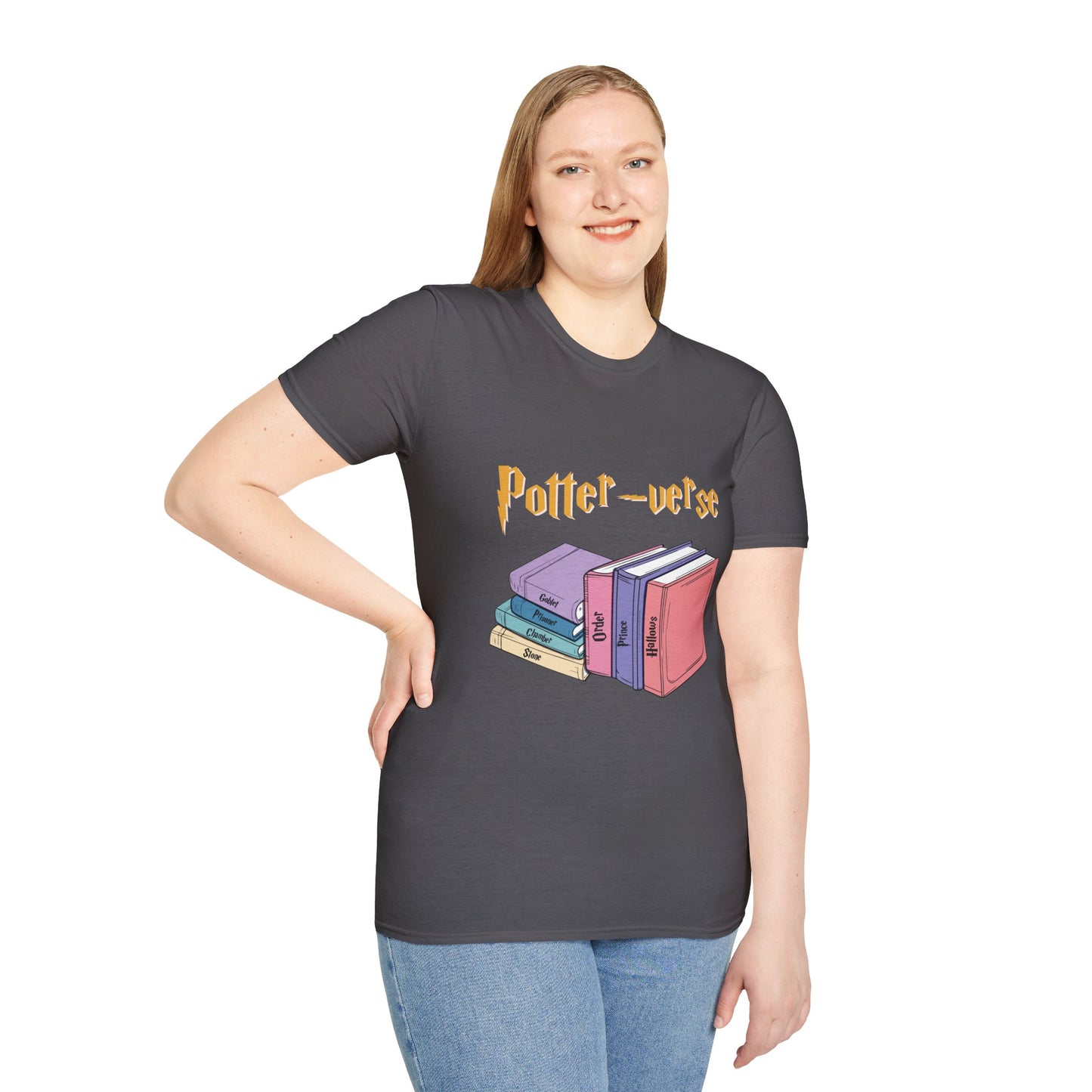 Potter-verse Unisex Softstyle T-Shirt - Perfect for Book Lovers & Fans