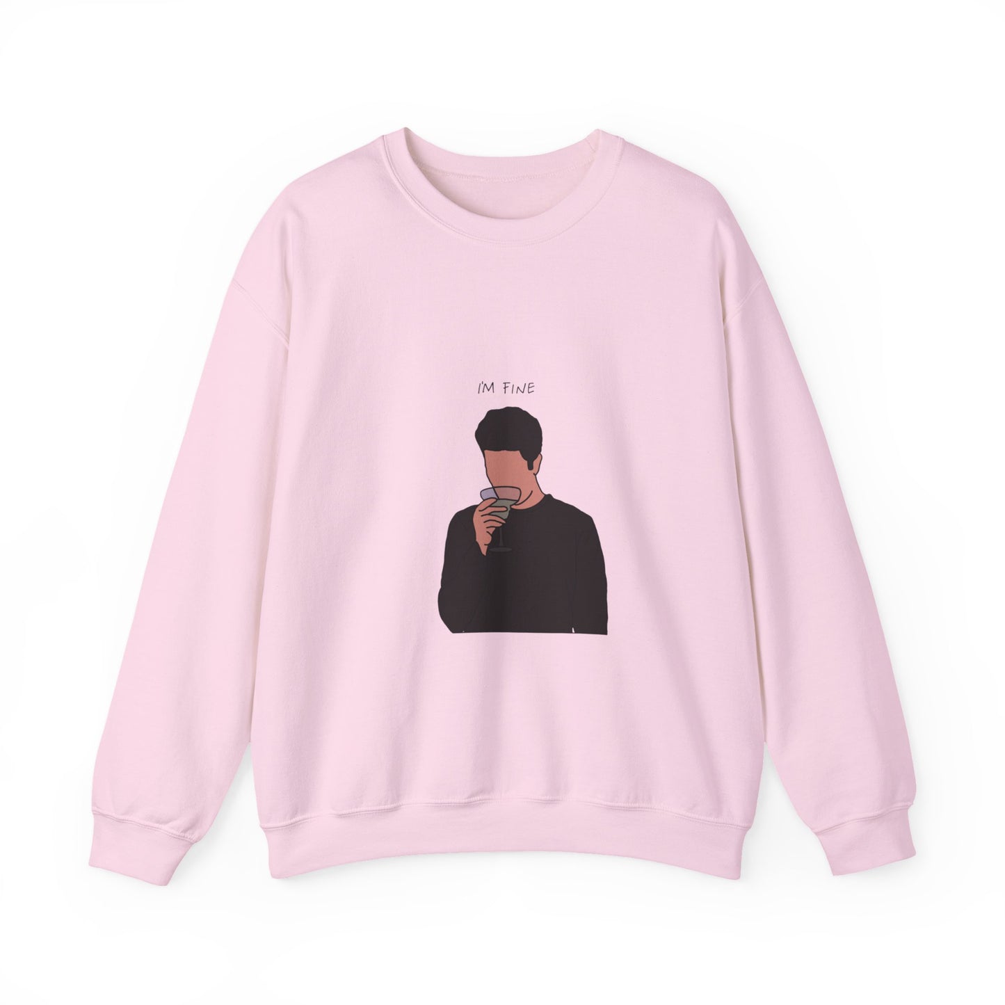 Ross ‘I'm fine’ Unisex Heavy Blend™ Crewneck Sweatshirt