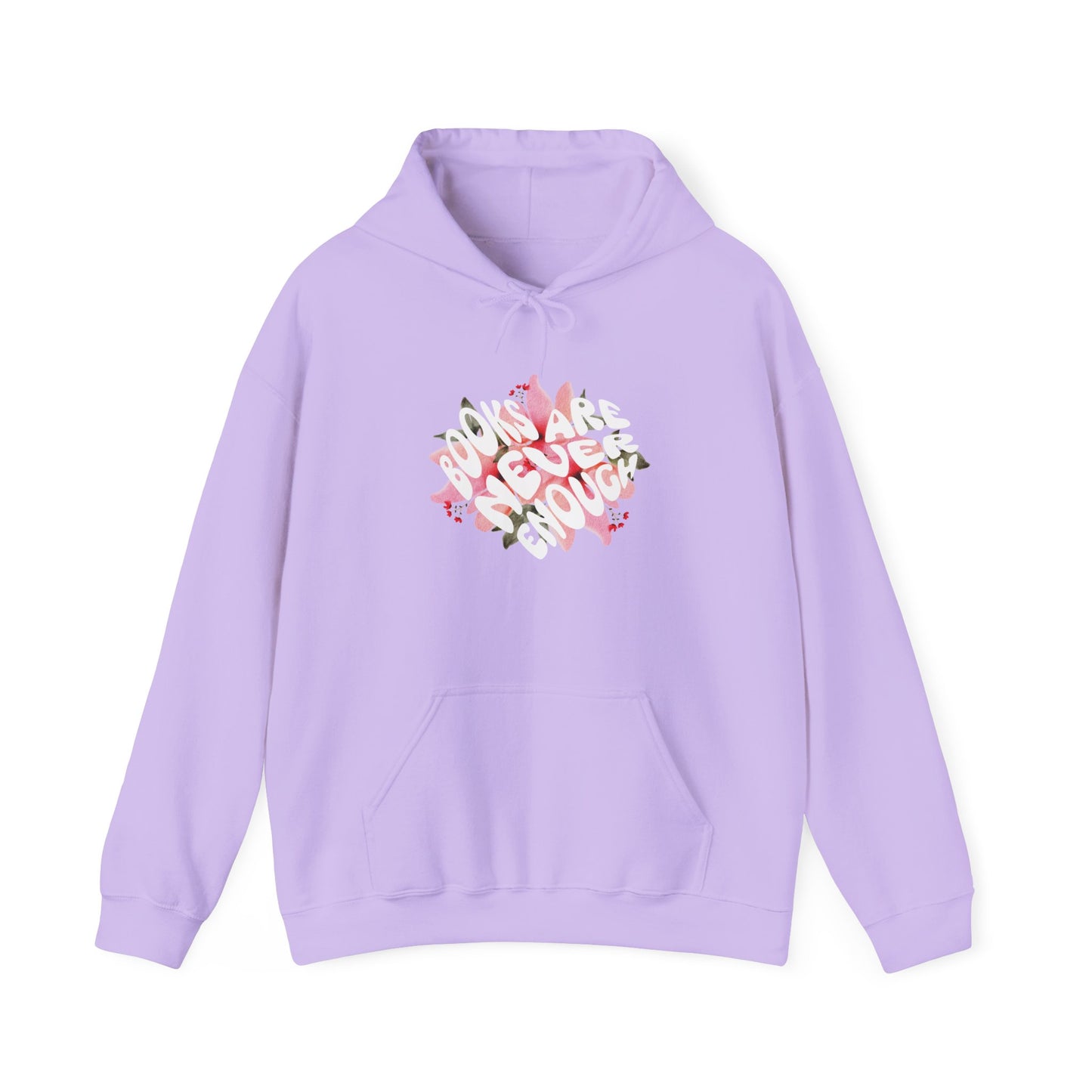 Books Are Never Enough Unisex Heavy Blend™ Hoodie for Book lovers