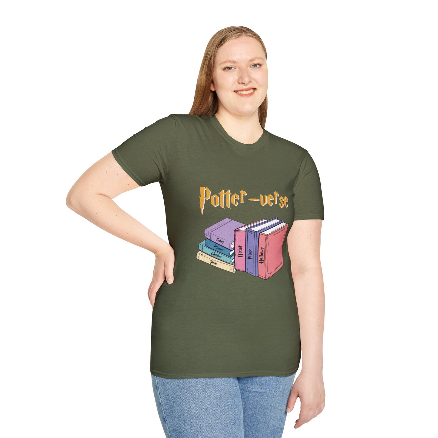 Potter-verse Unisex Softstyle T-Shirt - Perfect for Book Lovers & Fans