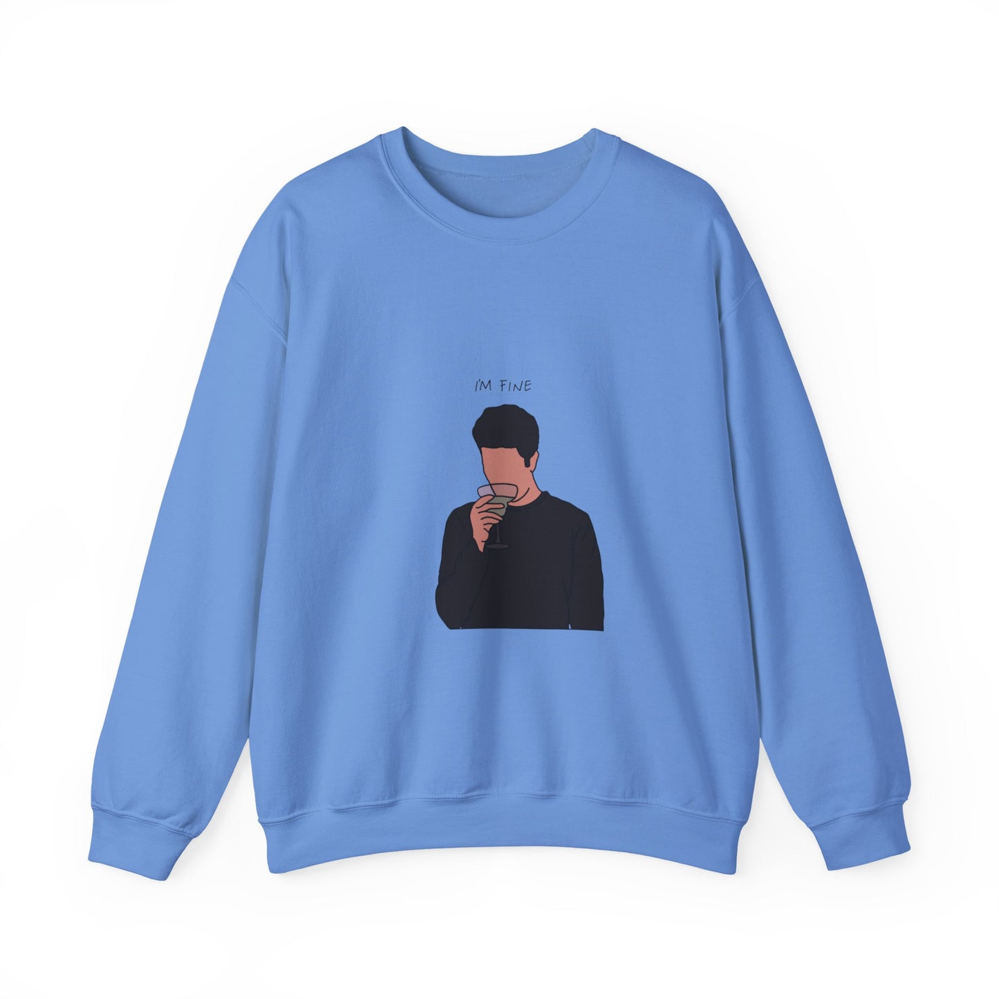 Ross ‘I'm fine’ Unisex Heavy Blend™ Crewneck Sweatshirt