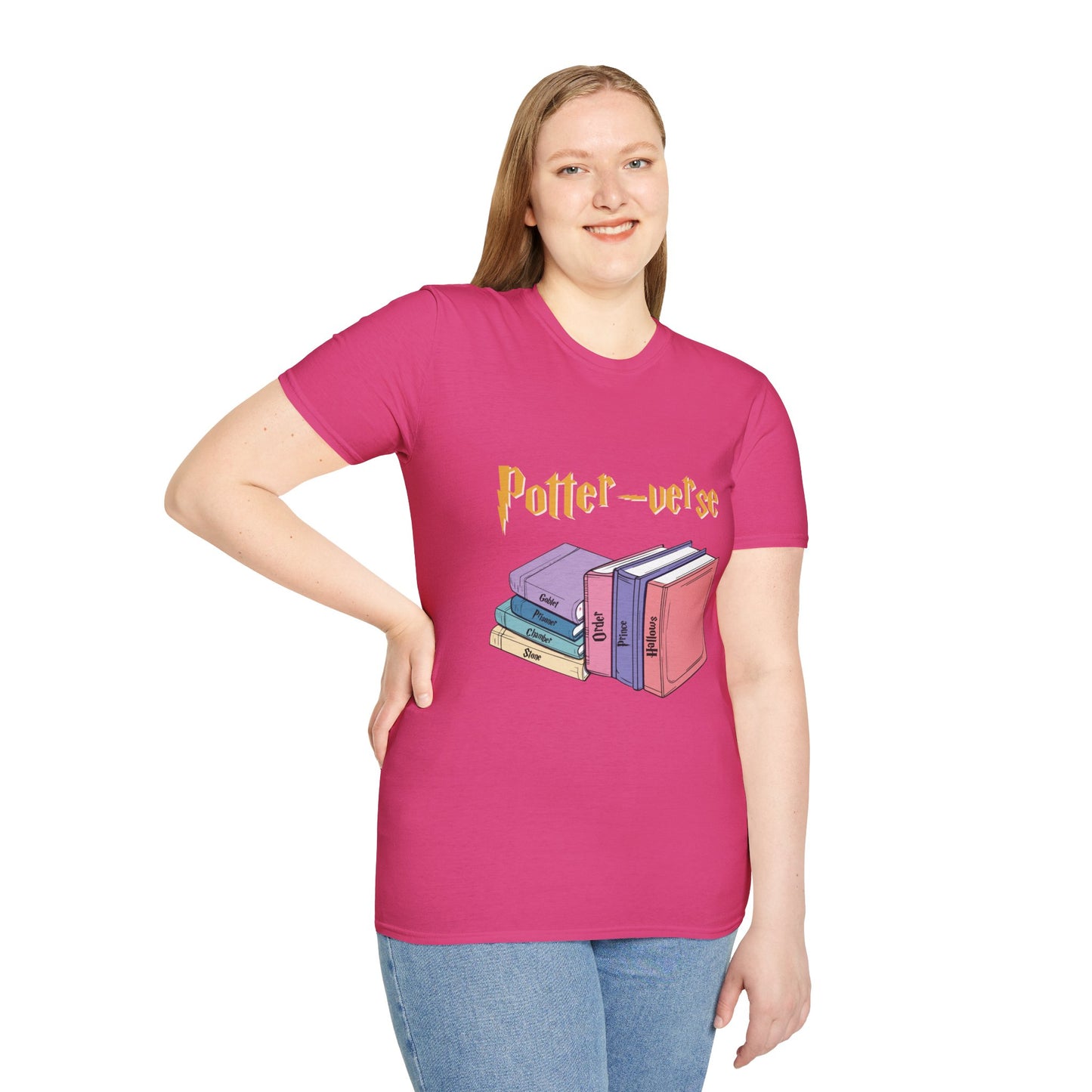 Potter-verse Unisex Softstyle T-Shirt - Perfect for Book Lovers & Fans