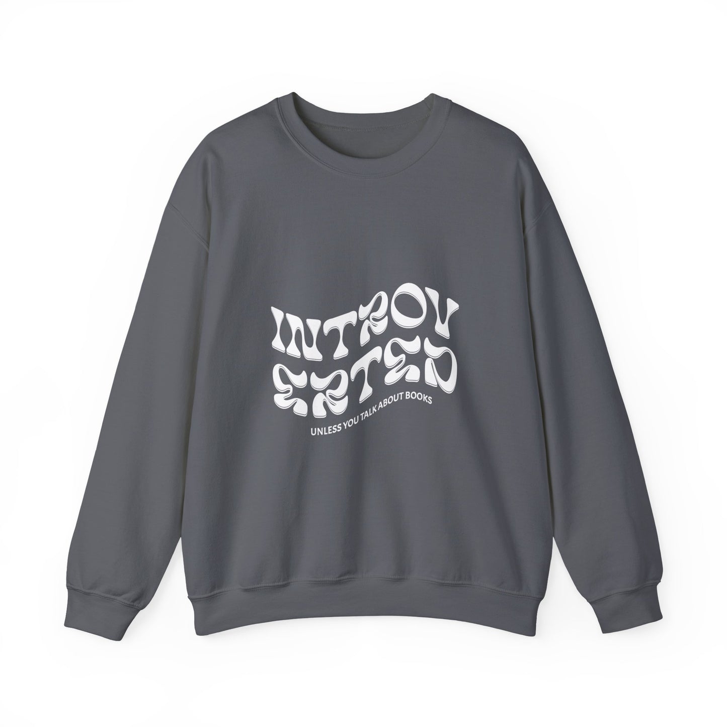 Introverted Book Lovers Sweatshirt - Unisex Heavy Blend™ Crewneck
