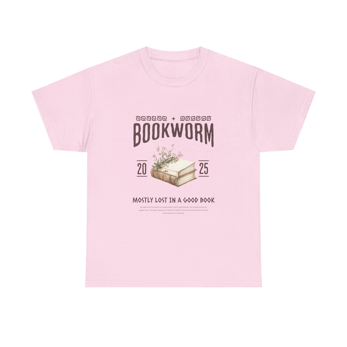 Bookworm Unisex Heavy Cotton Tee – Perfect for Literature Lovers