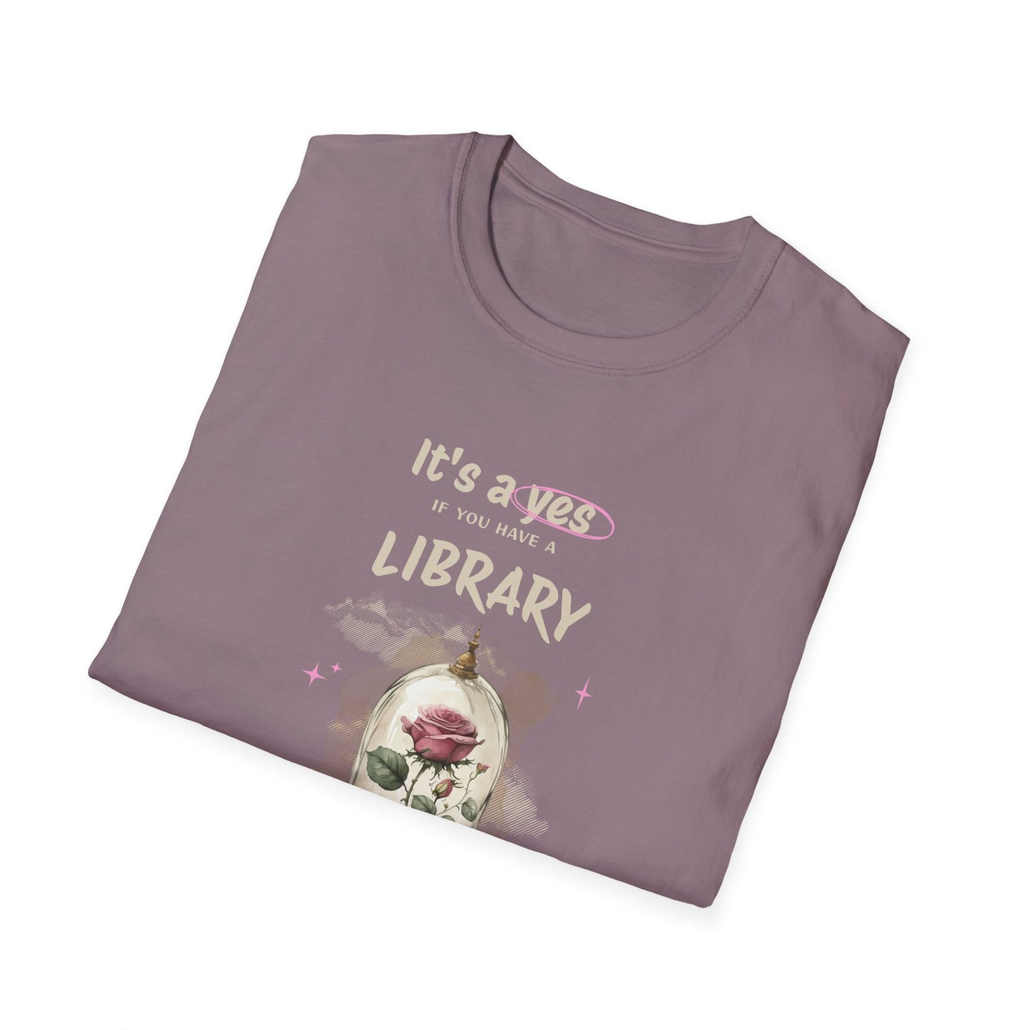 Library Beast Unisex Softstyle T-Shirt - Perfect for Book Lovers