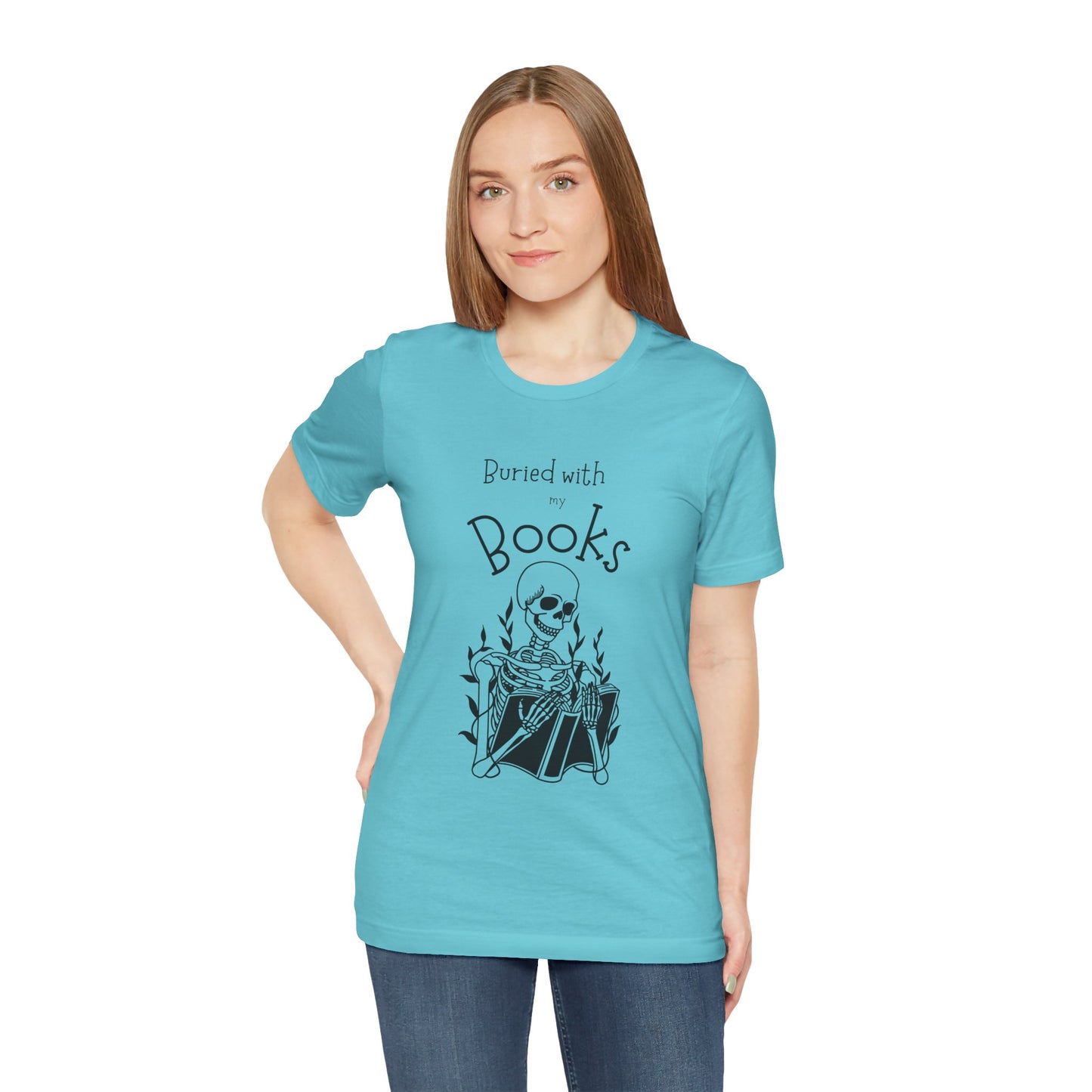 Buried with Books Unisex Jersey Short Sleeve Tee
