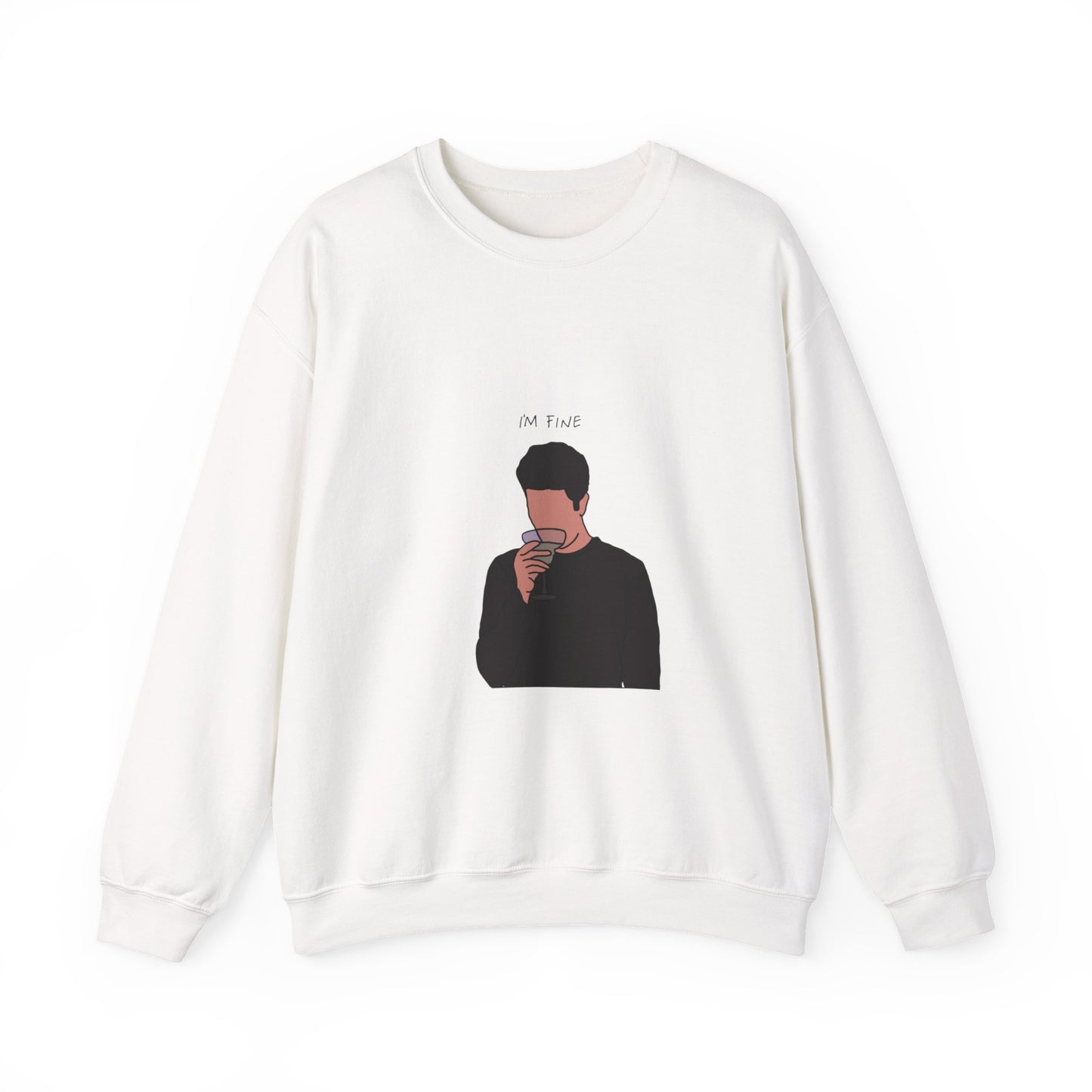 Ross ‘I'm fine’ Unisex Heavy Blend™ Crewneck Sweatshirt