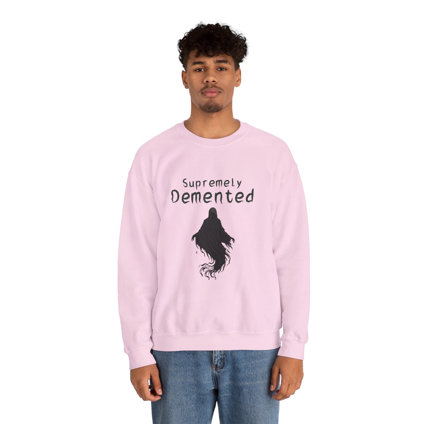 Supremely Demented Sweatshirt, Cozy Unisex Crewneck, Quirky Casual Wear | Harry Potter fans