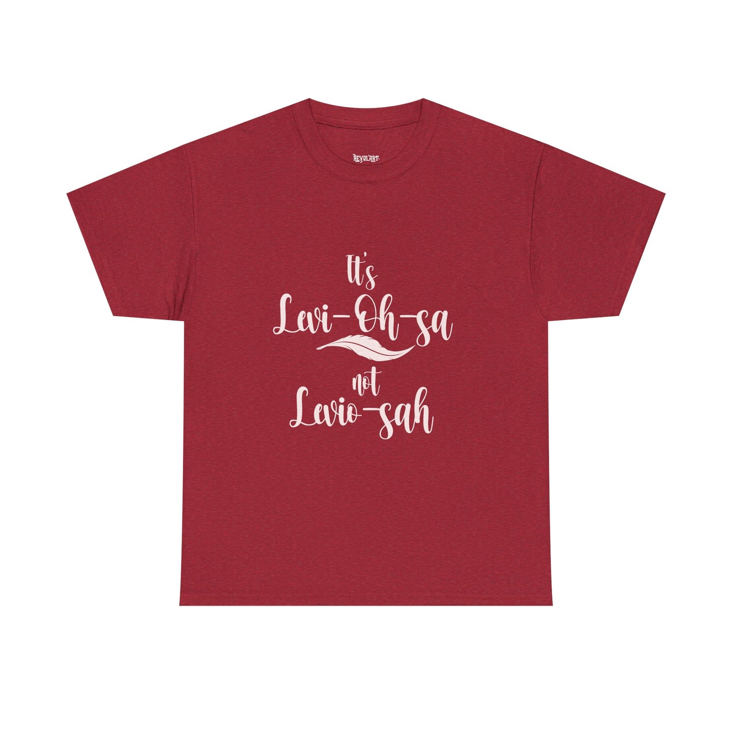 Unisex Heavy Cotton Tee - 'It's Lavi-Oh-sa Not Lario-sah'