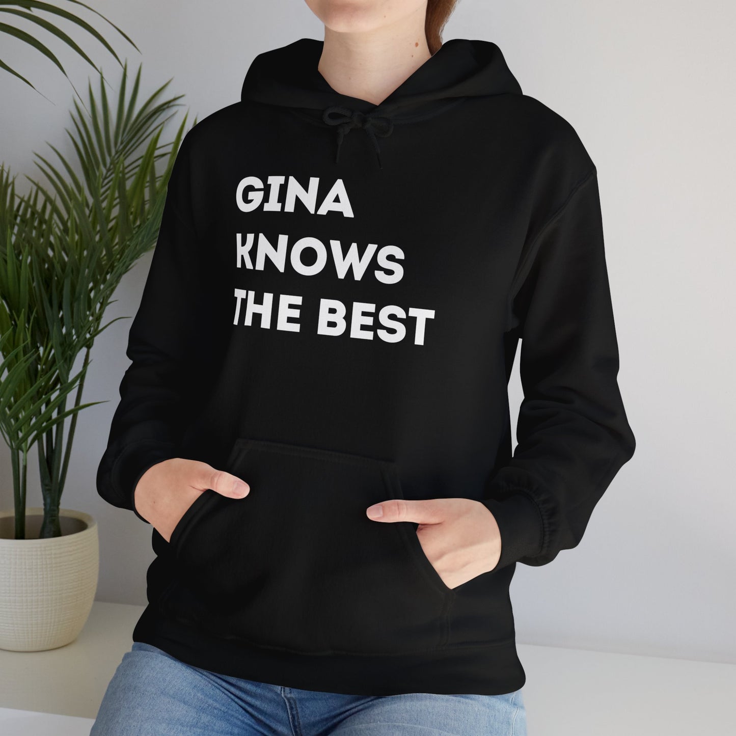 Gina Knows the Best Unisex Heavy Blend™ Hooded Sweatshirt