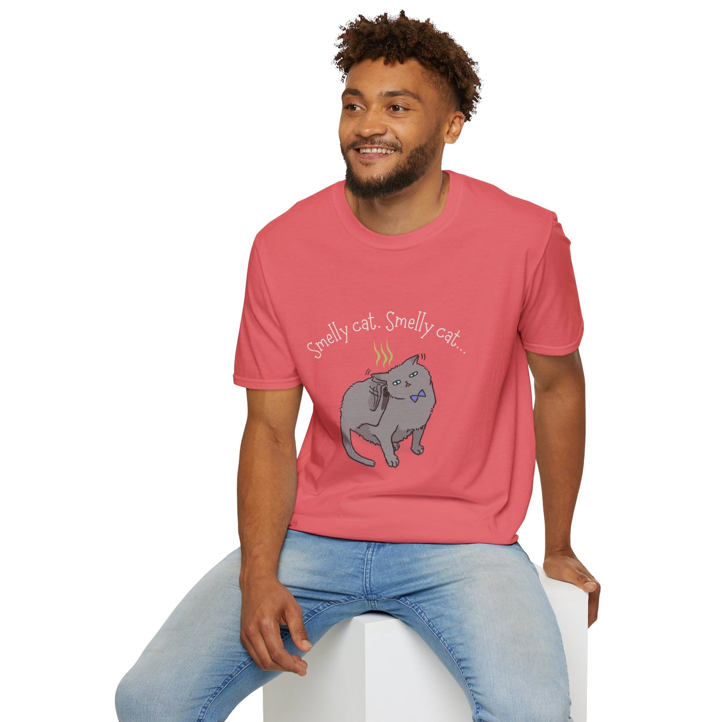“Smelly Cat” Unisex Graphic Tee – Friends TV Show Inspired | Phoebe Buffay Tribute