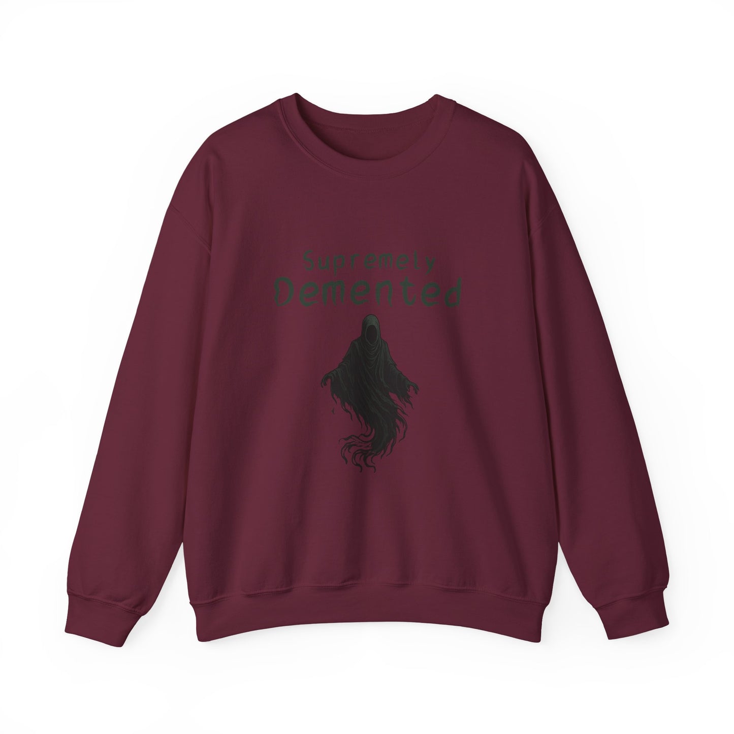 Supremely Demented Sweatshirt, Cozy Unisex Crewneck, Quirky Casual Wear | Harry Potter fans