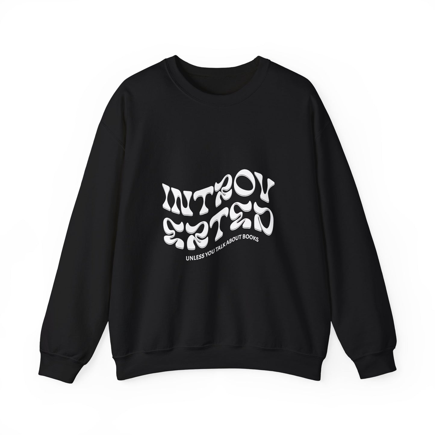 Introverted Book Lovers Sweatshirt - Unisex Heavy Blend™ Crewneck