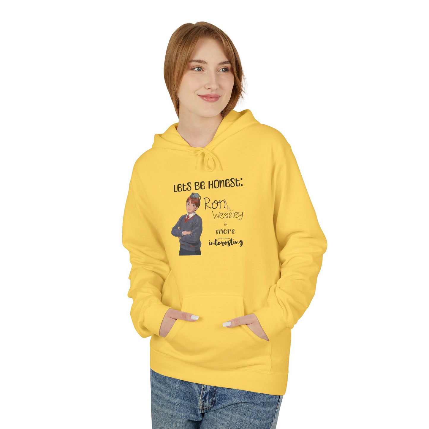 Ron Weasley Love Hoodie - Unisex Midweight Softstyle Fleece