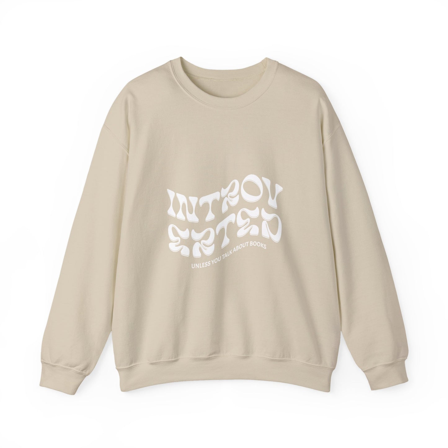 Introverted Book Lovers Sweatshirt - Unisex Heavy Blend™ Crewneck