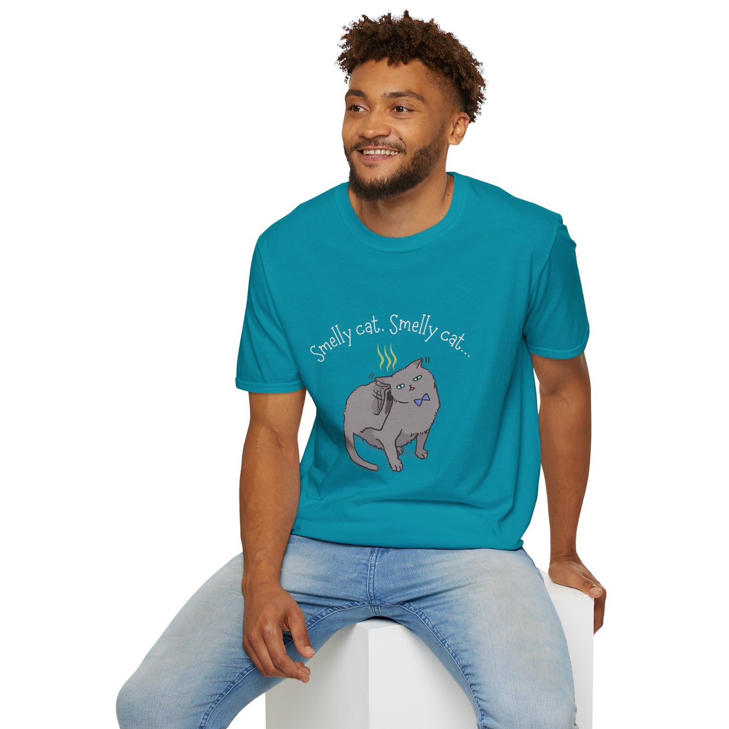 “Smelly Cat” Unisex Graphic Tee – Friends TV Show Inspired | Phoebe Buffay Tribute