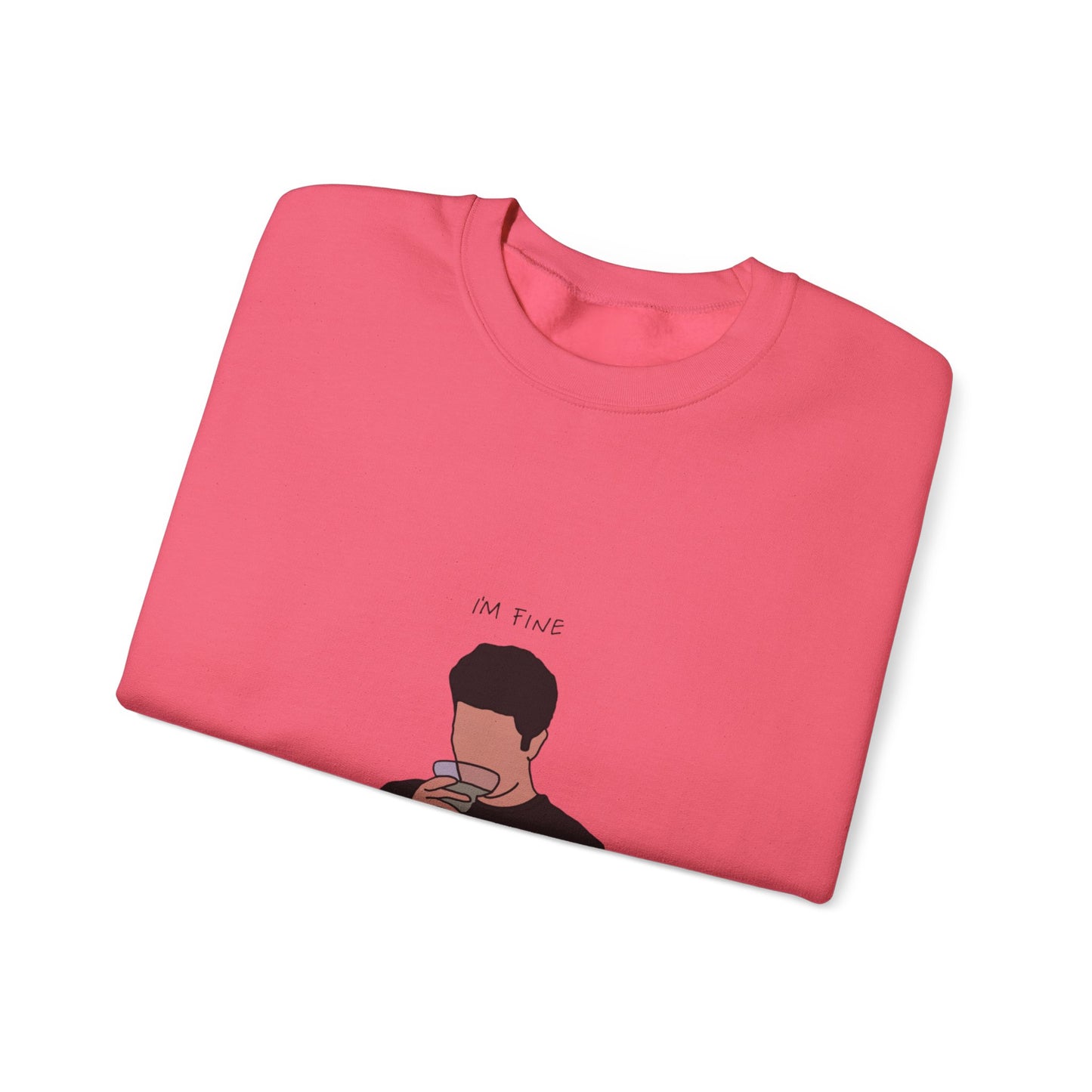 Ross ‘I'm fine’ Unisex Heavy Blend™ Crewneck Sweatshirt