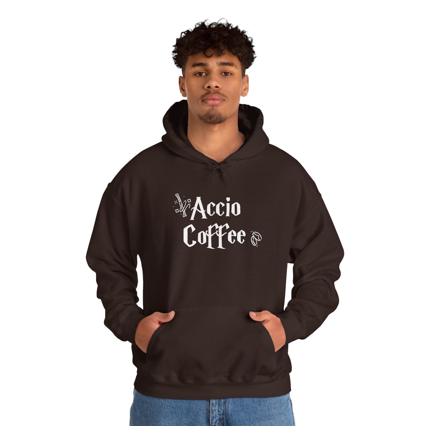 Accio Coffee Hoodie - Unisex Heavy Blend™ Sweatshirt for Coffee Lovers