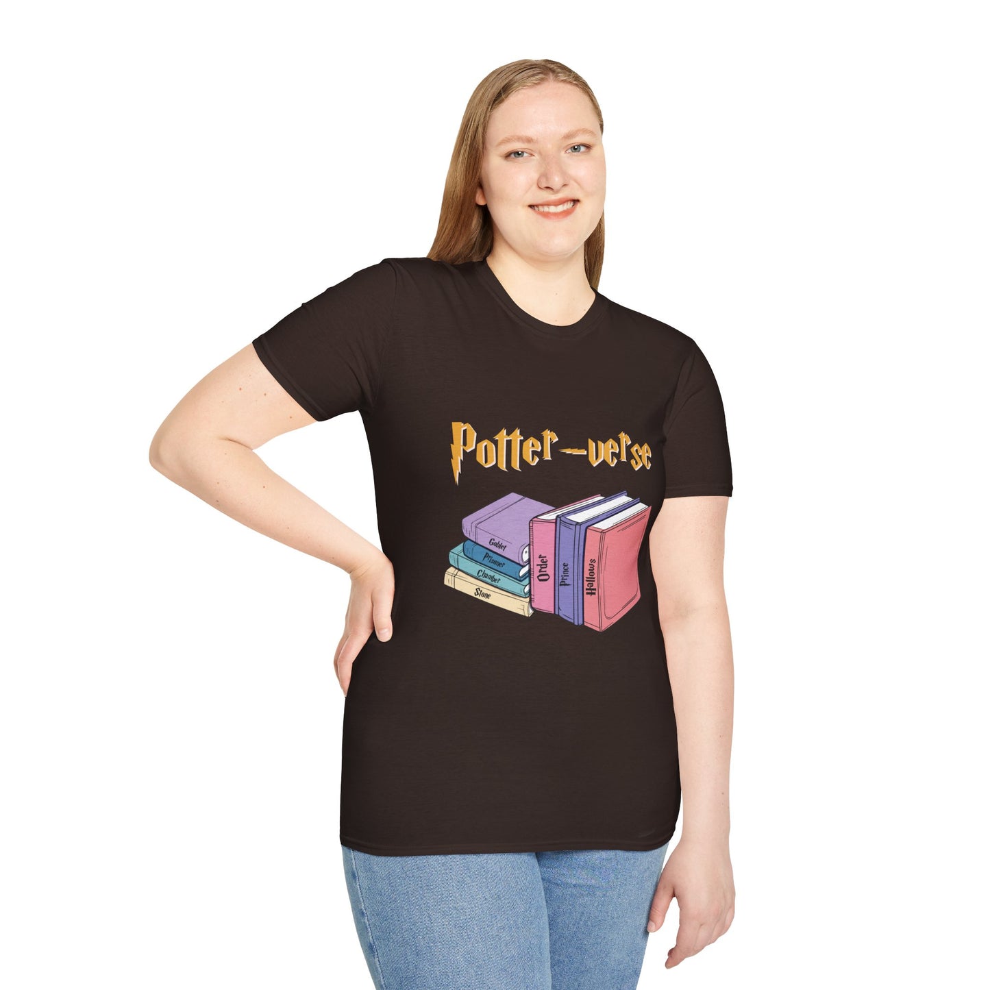 Potter-verse Unisex Softstyle T-Shirt - Perfect for Book Lovers & Fans