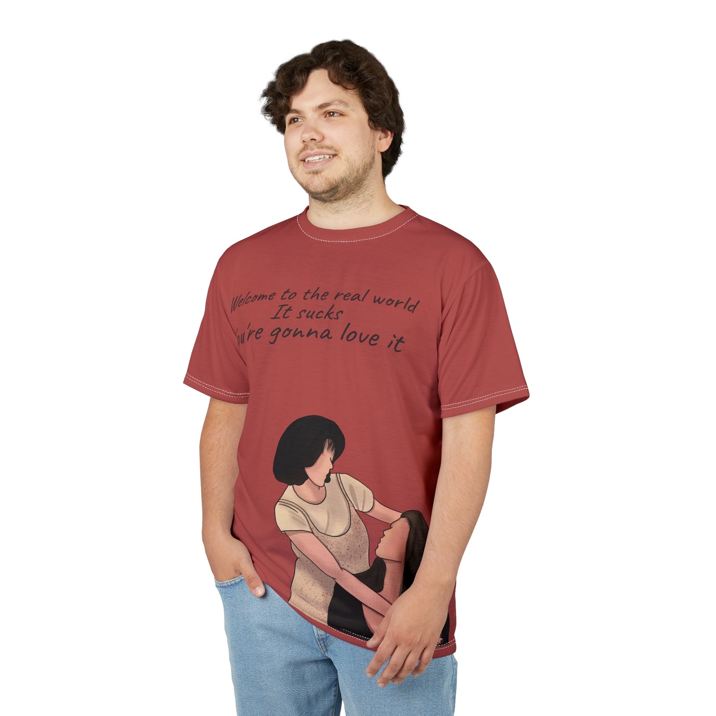 Friends Inspired Unisex Tee - "Welcome to the Real World, It Sucks, You're Gonna Love It"