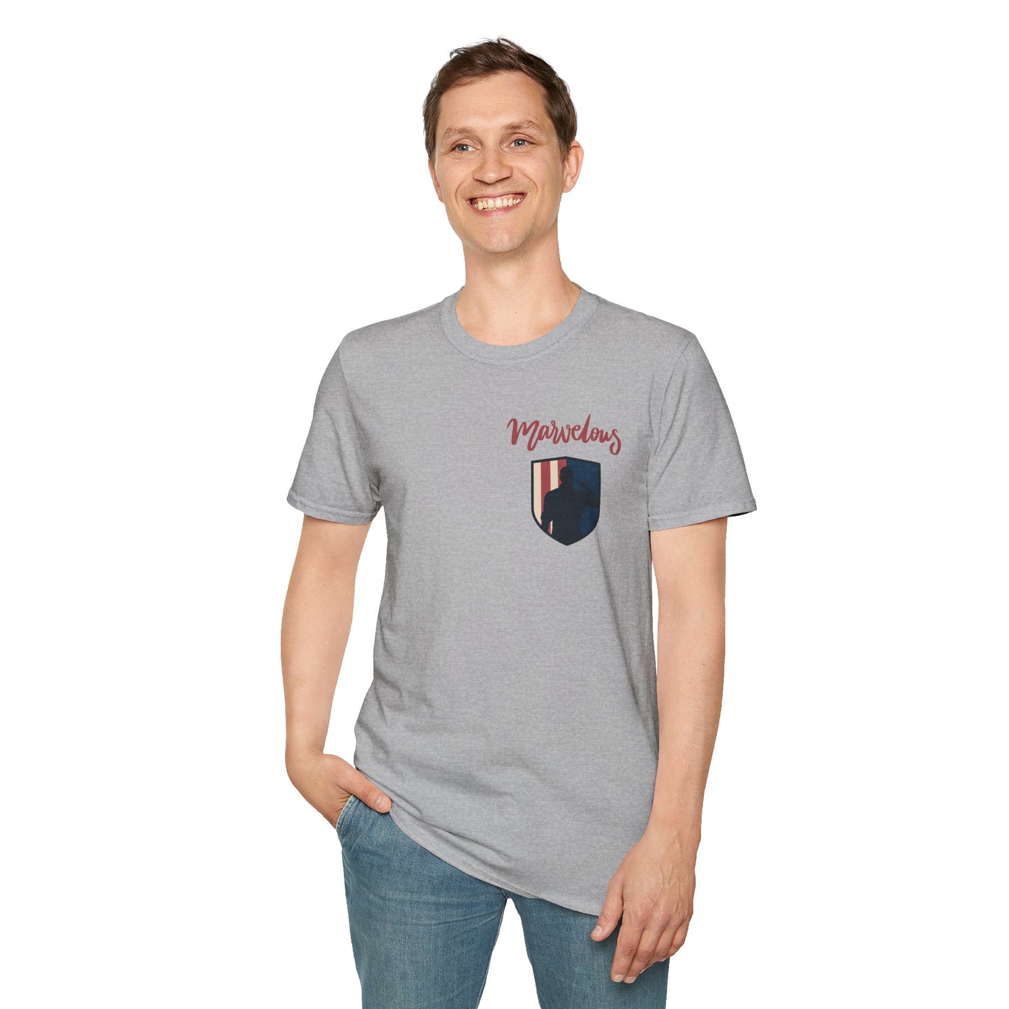 Marvelous Unisex Softstyle T-Shirt - Motivational Graphic Tee for Everyday Inspiration