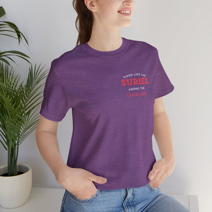 Suriel among gossip Unisex Jersey Short Sleeve Tee